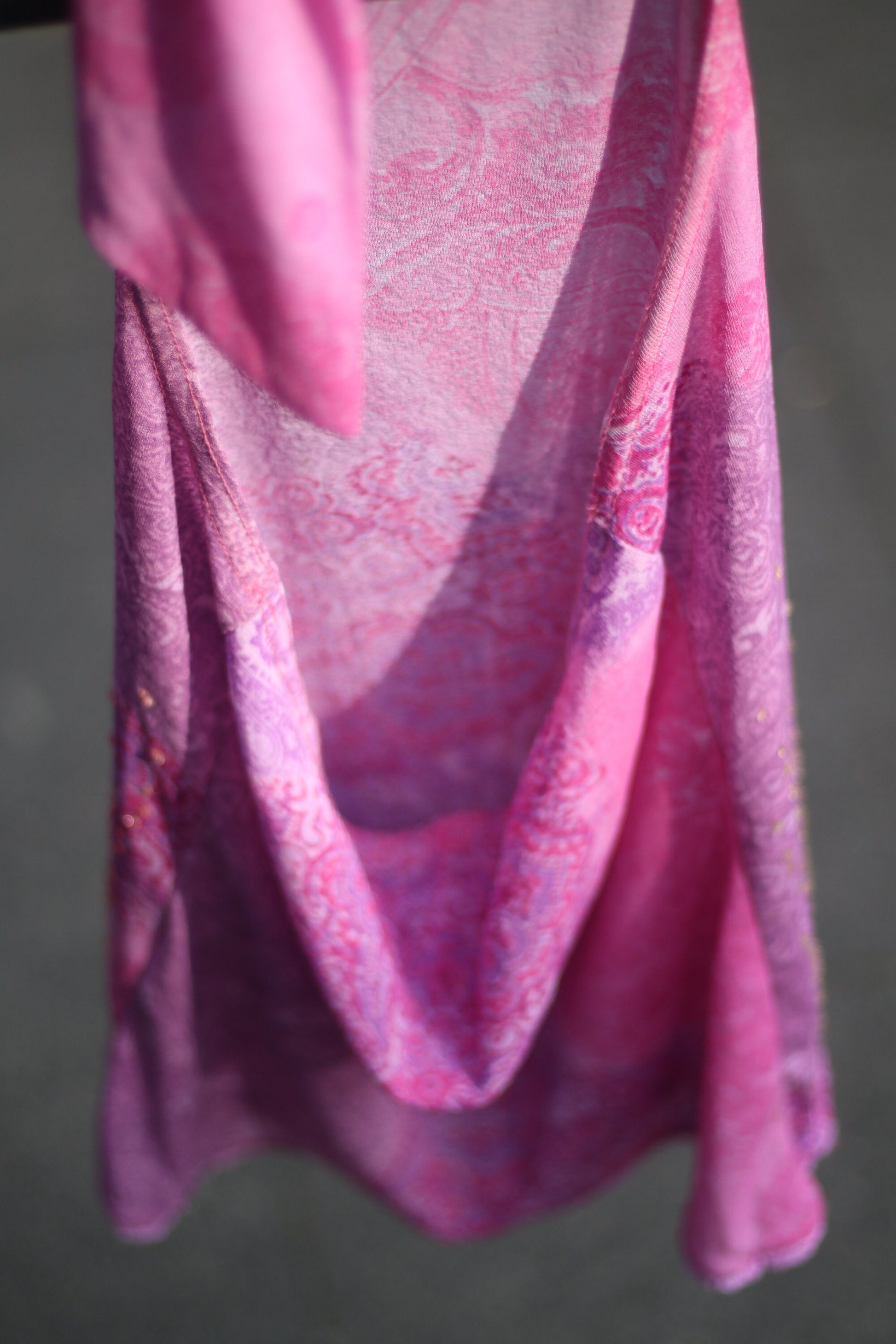 y2k Halterneck Top | Vintage Print Abstract Print Sequinned Party Top| Sexy Rave Top