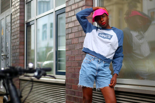y2k Levi's Sweater| Vintage Street wear Crew neck| Blue and Gray Women's Winter Sweatshirt| Classic American Sportwear