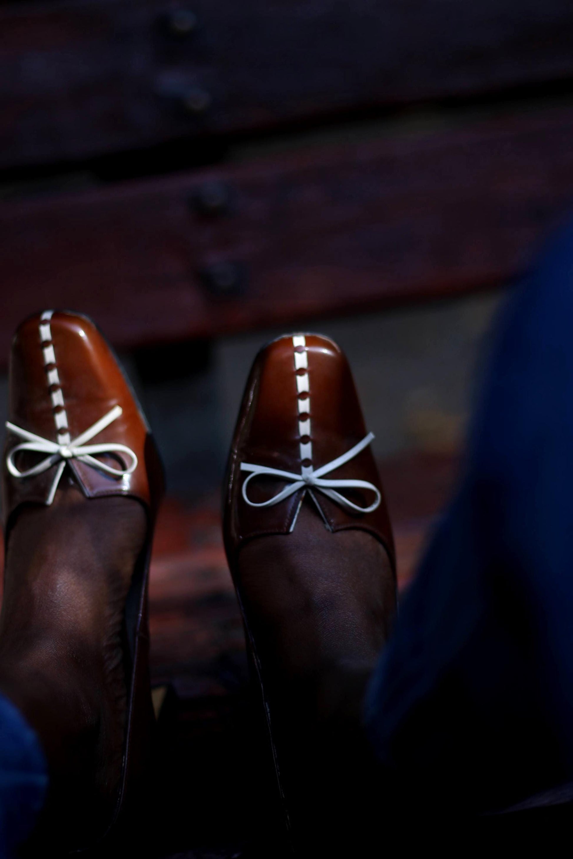 90s Brown Pumps| Vintage High Heels With Bow| Vintage feminine glamorous pumps made in spain