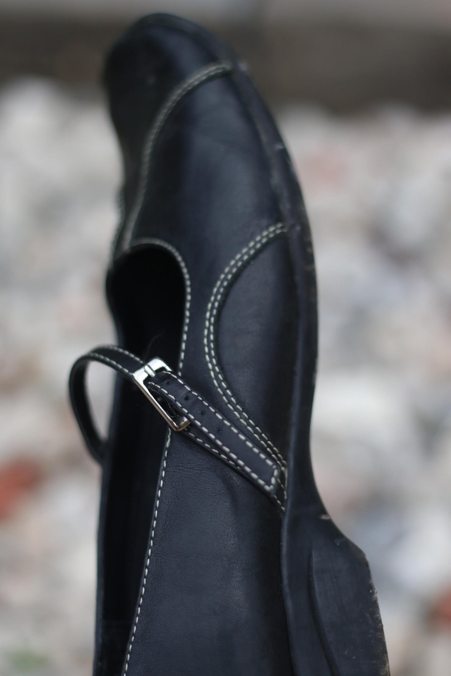 Maripe Square Toe Ballerinas| y2k Vintage Black Minimalist Flats| Everyday Classic Shoes|