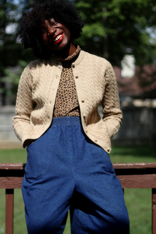 y2k Wool Sweater| Vintage Gally tho Virgin Wool Cardigan | Minimalist Women's Long Sleeved knit