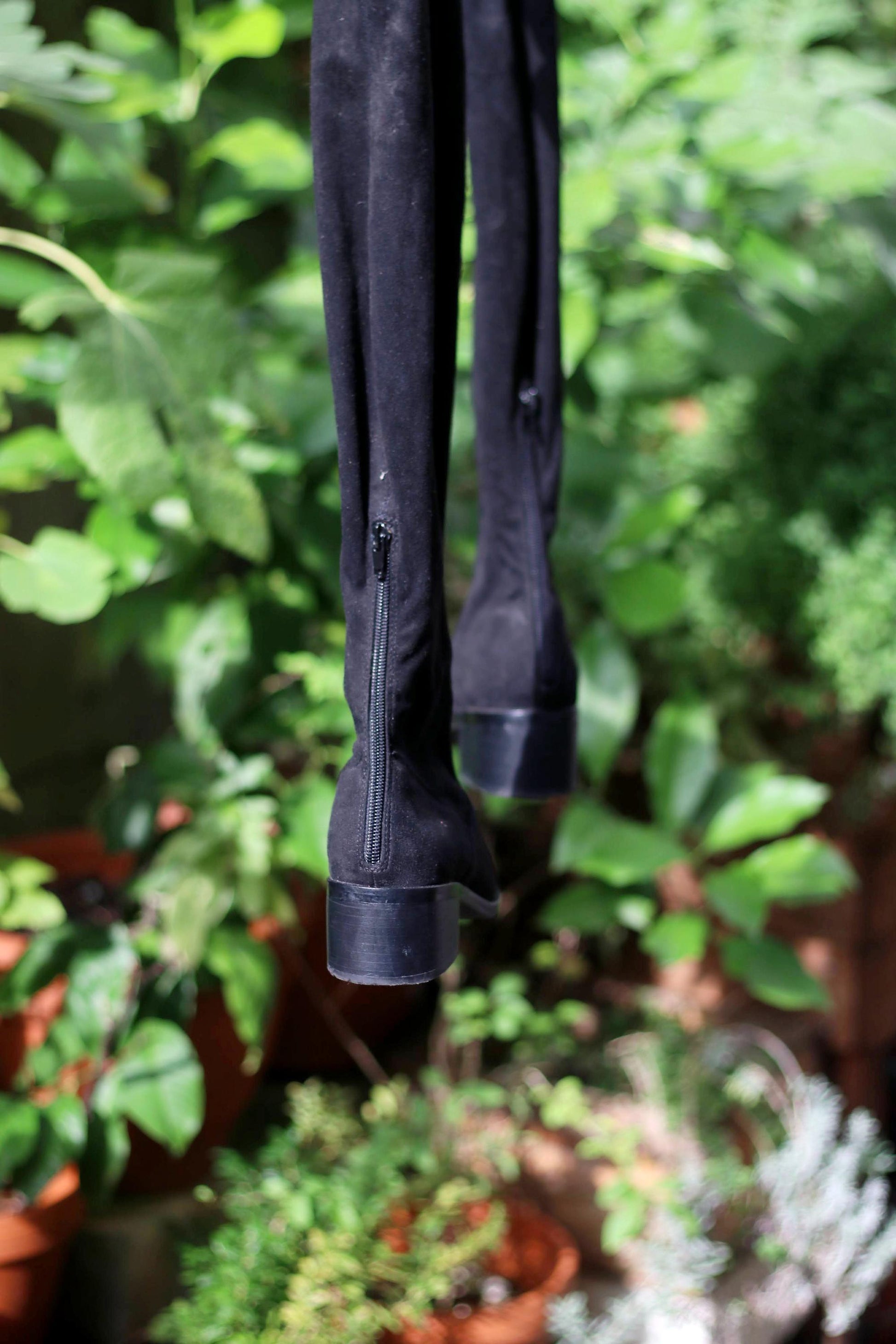Vintage Steve Madden Boots | y2k Thigh High Black Boots | Women's Boots
