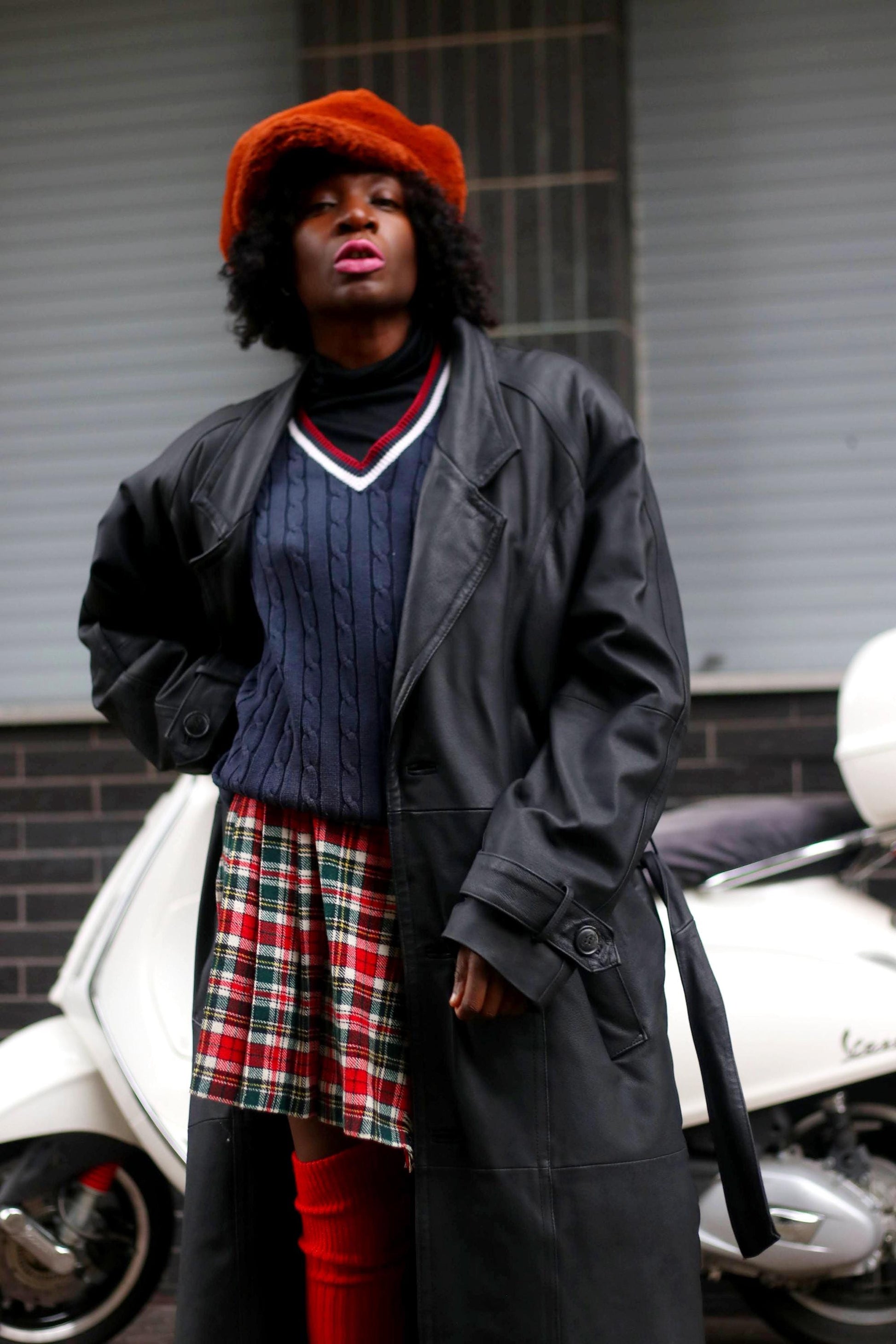 Genuine Leather Trench| Vintage Don Pepe Unisex Black Winter Trench Coat | Minimalist Outerwear