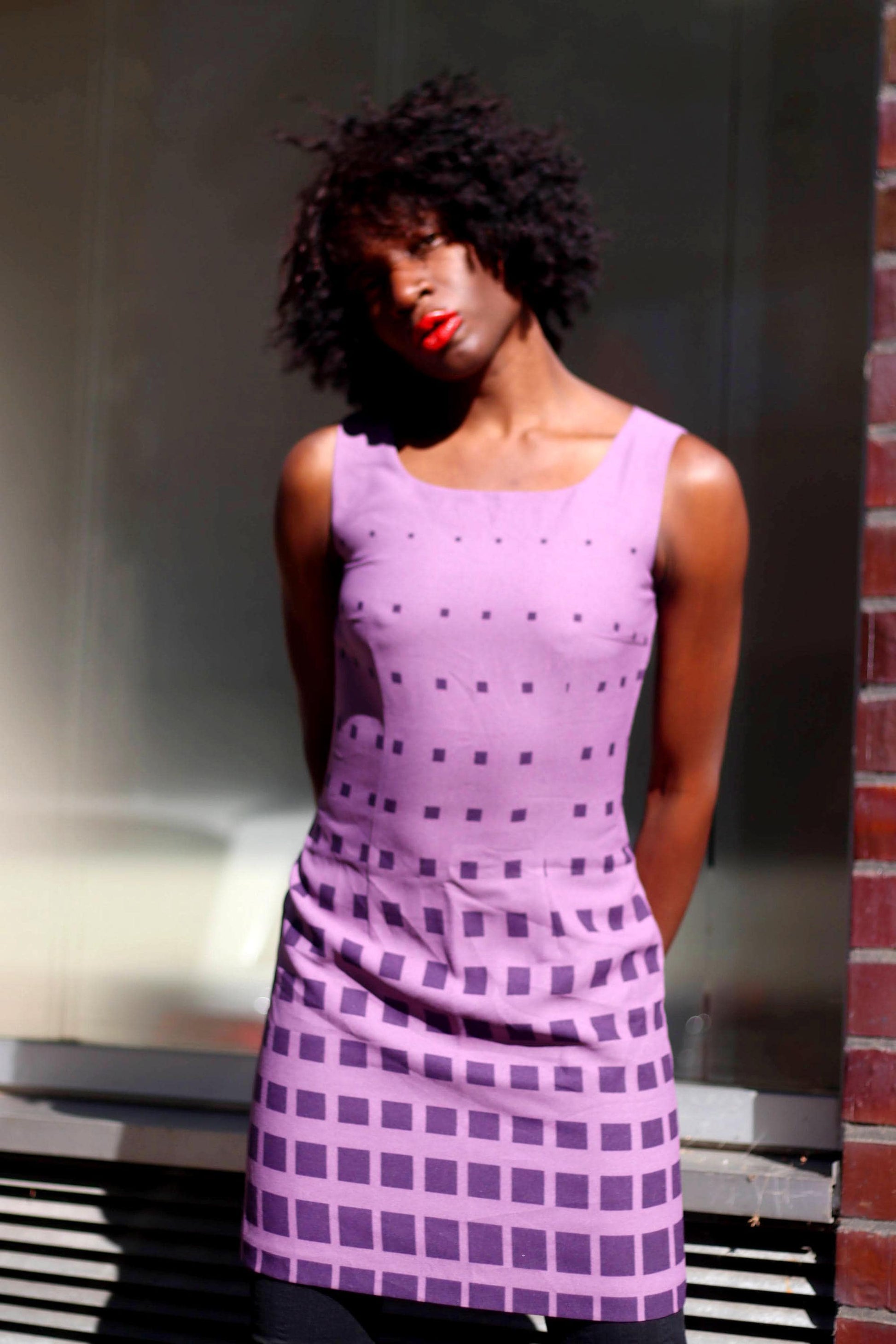 90s Jacqueline De Young Dress| Vintage Women's Retro Purple Sleeveless Fashion and Fables 90s Jacqueline De Young Dress| Vintage Women's Retro Purple Sleeveless Fashion and Fables