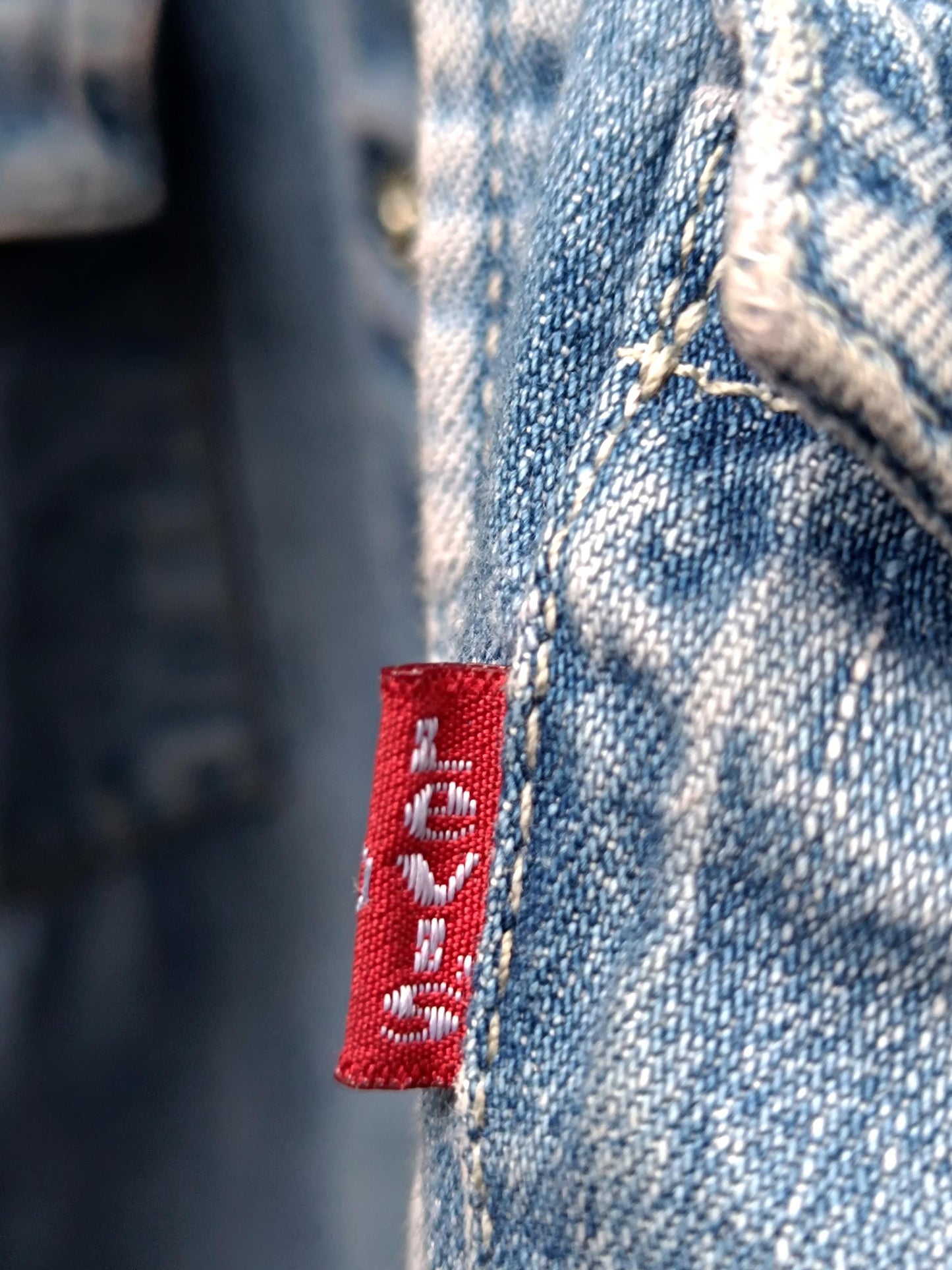 Vintage Levis Shirt| Unisex Blue Levis Buttoned Down