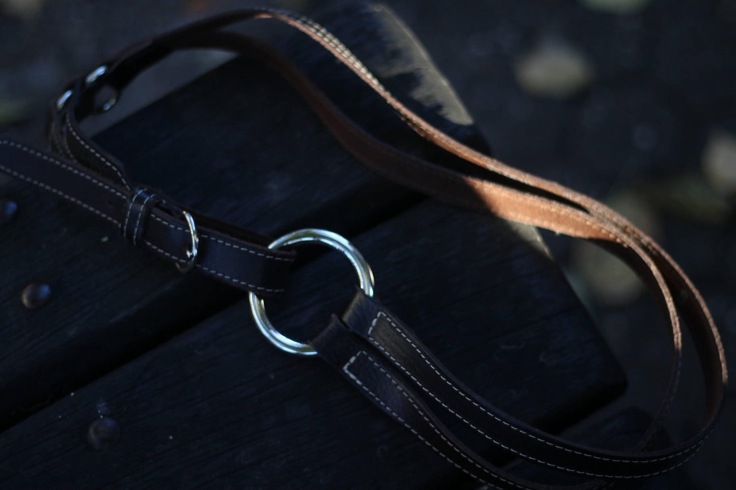y2k Round-Buckle Belt| Minimalist Vintage Brown Leather Belt with Statement Silver-Toned buckle|
