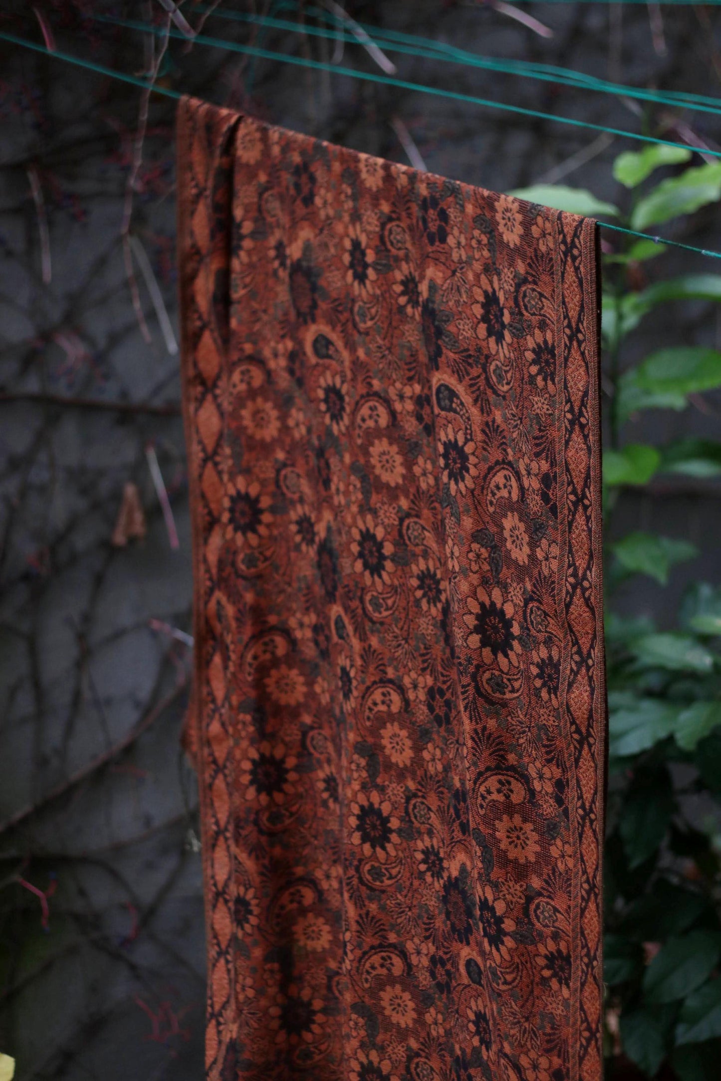 90s Boho Scarf| Vintage lightweight Scarf with Paisley Print| Maximalist Accessory