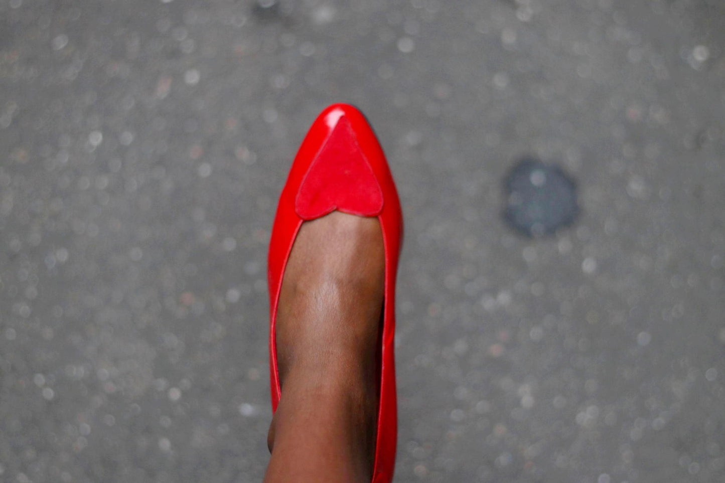 80s Hans Behr Heart Pumps | Rare Vintage Red Leather Shoes| Quirky Retro Heart Heels