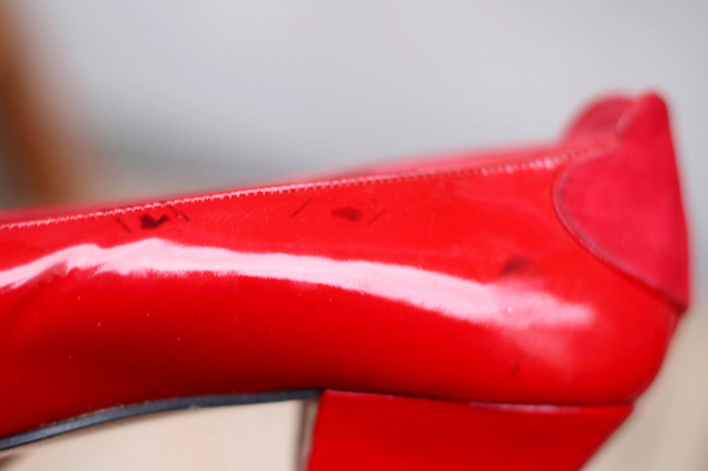 80s Hans Behr Heart Pumps | Rare Vintage Red Leather Shoes| Quirky Retro Heart Heels