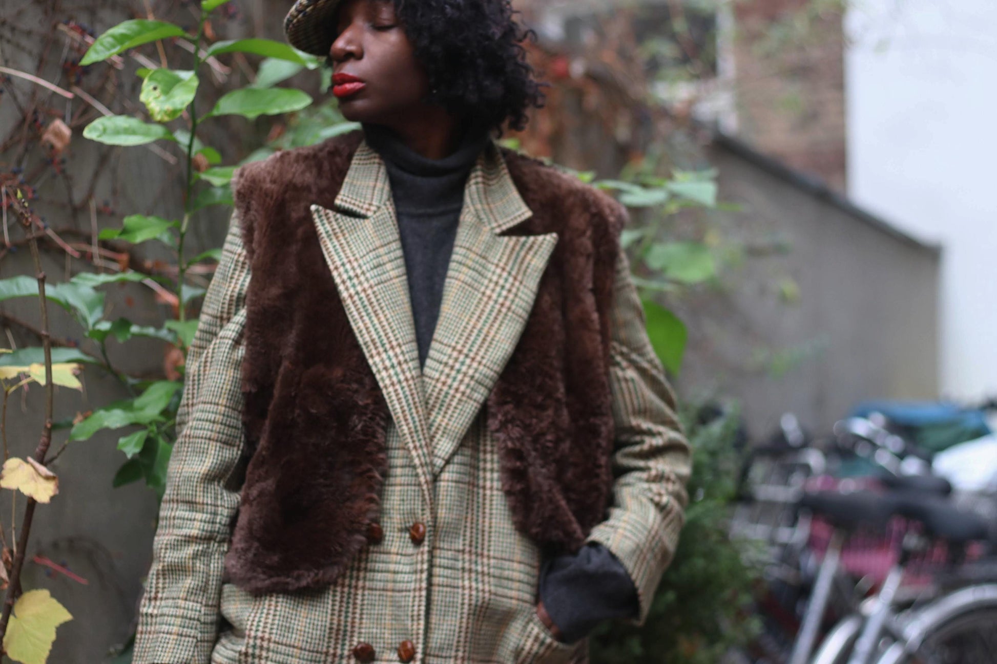90s Wool blend Oversized blazer| Vintage Unisex blazer| Minimalist Chic Suit Jacket