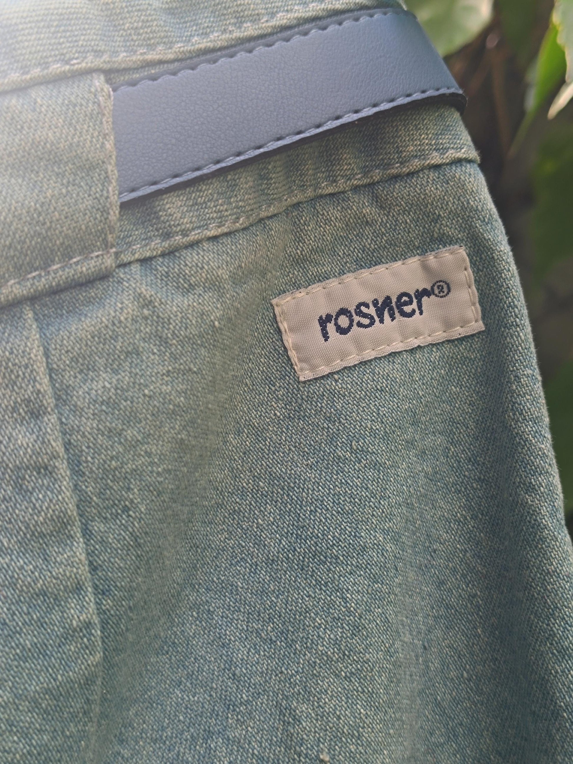 90s Rosner High waisted Jeans| Blue Pleated denim | women's blue jeans