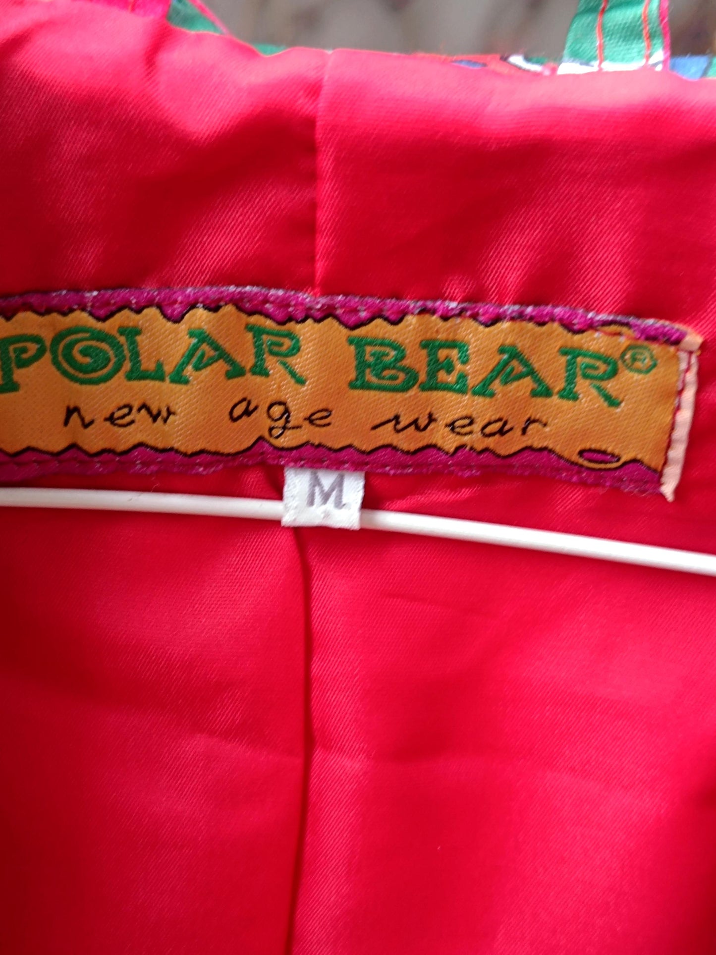 Vintage Crazy Print Jacket| 90s Sporty Polka Dot Parka| Red Windbreaker