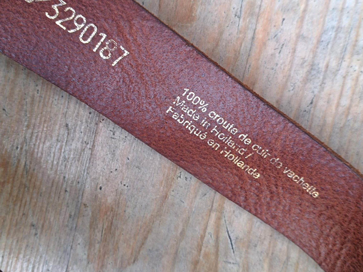 90s Brown Leather Belt| Vintage Promod Statement Buckle Belt| Women's Boho Floral Waist Belt |