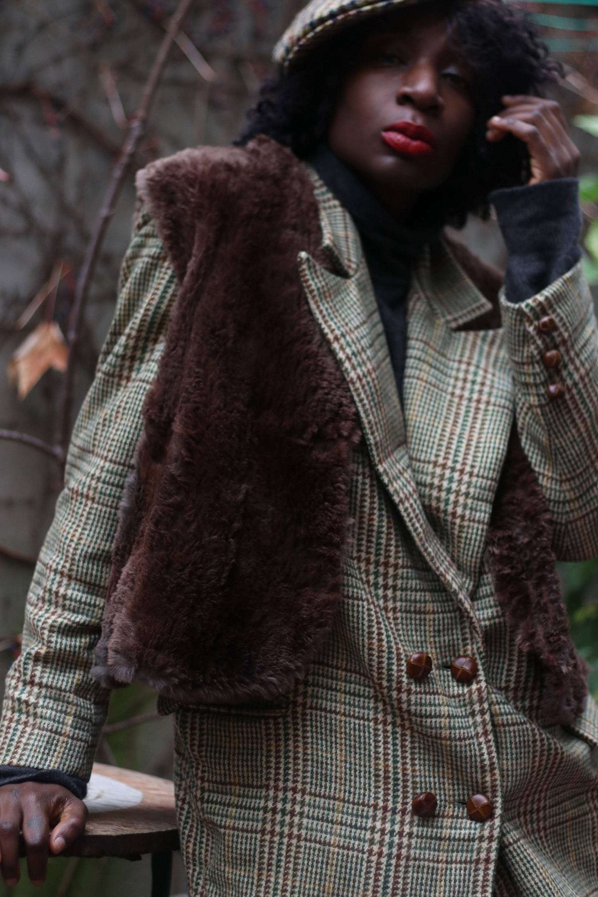 90s Wool blend Oversized blazer| Vintage Unisex blazer| Minimalist Chic Suit Jacket