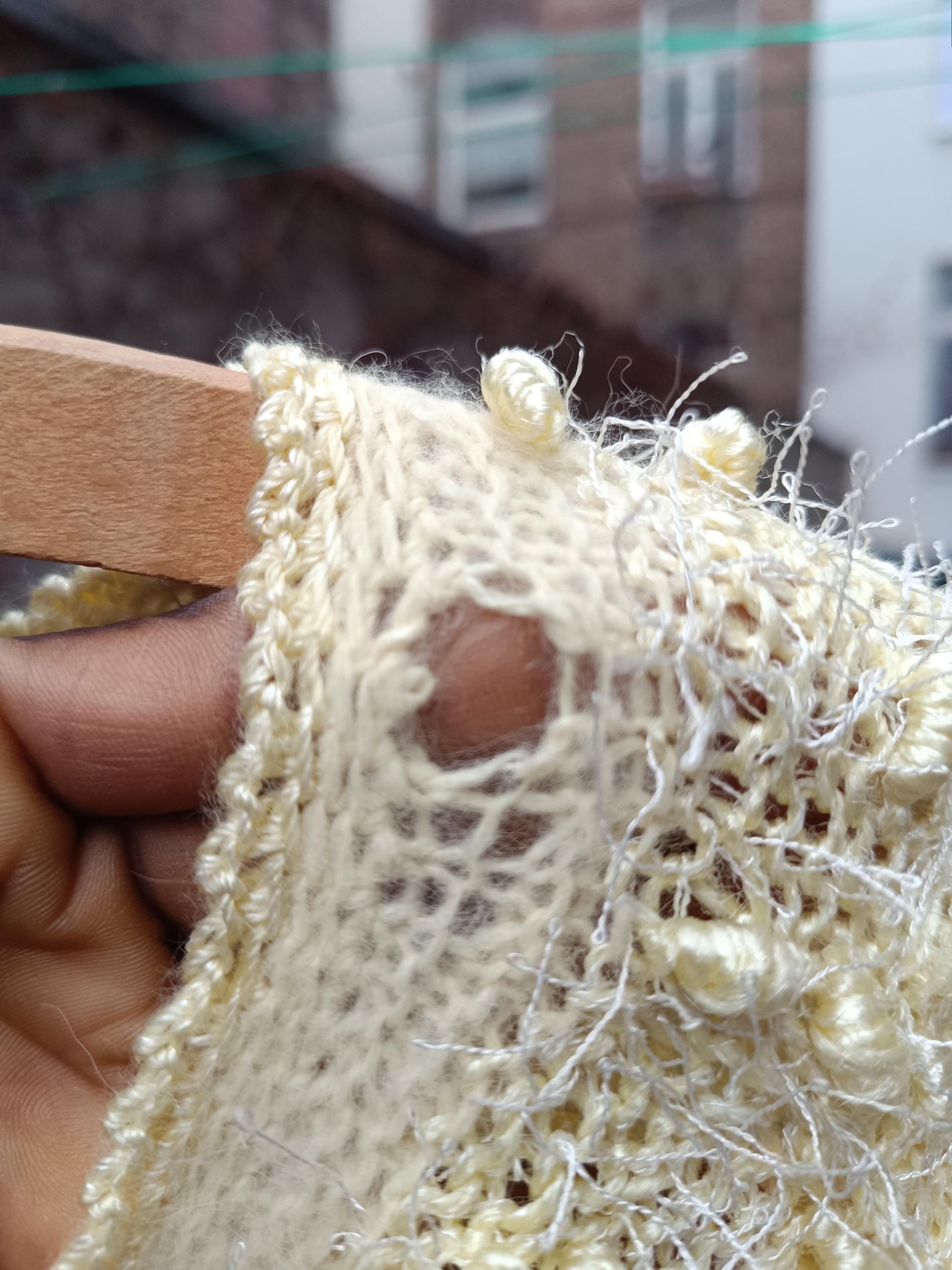 80s Fuzzy Yellow Sweater| Women's Winter Long Sleeved Knitwear| Statement Sweater with