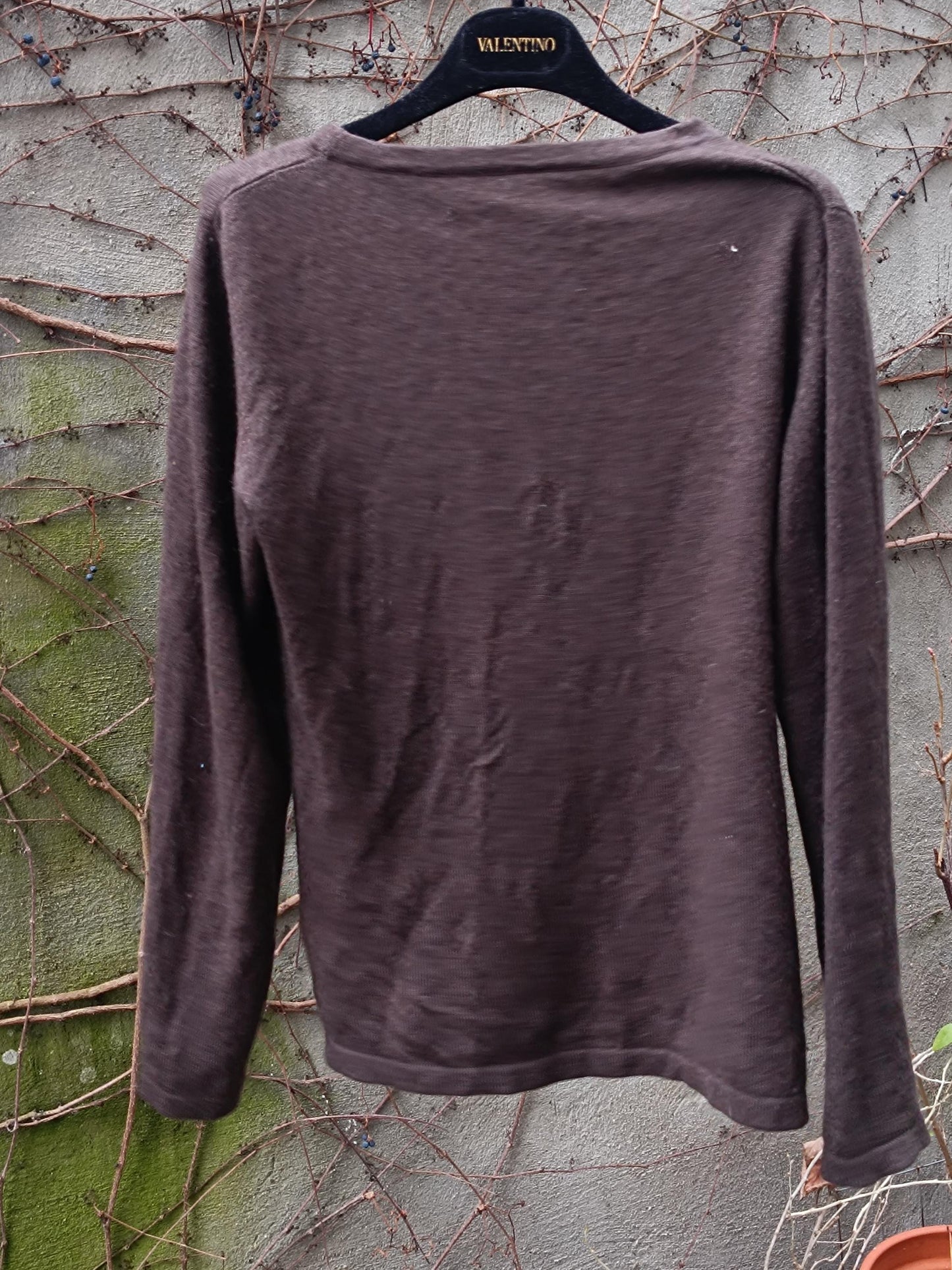 y2k Silk and Cashmere Brown Sweater| Vintage Brown Winter Sweater| Women's Long-sleeved Crewneck Jumper