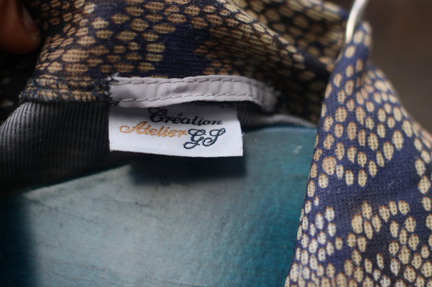 90s Animal Print Blouse| Size S-M