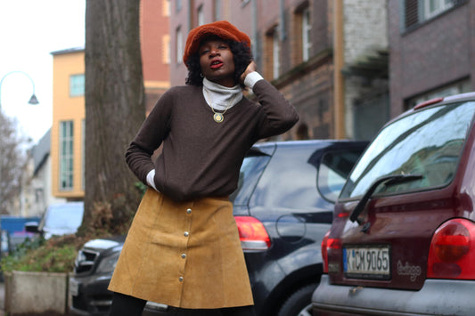 y2k Silk and Cashmere Brown Sweater| Vintage Brown Winter Sweater| Women's Long-sleeved Crewneck Jumper