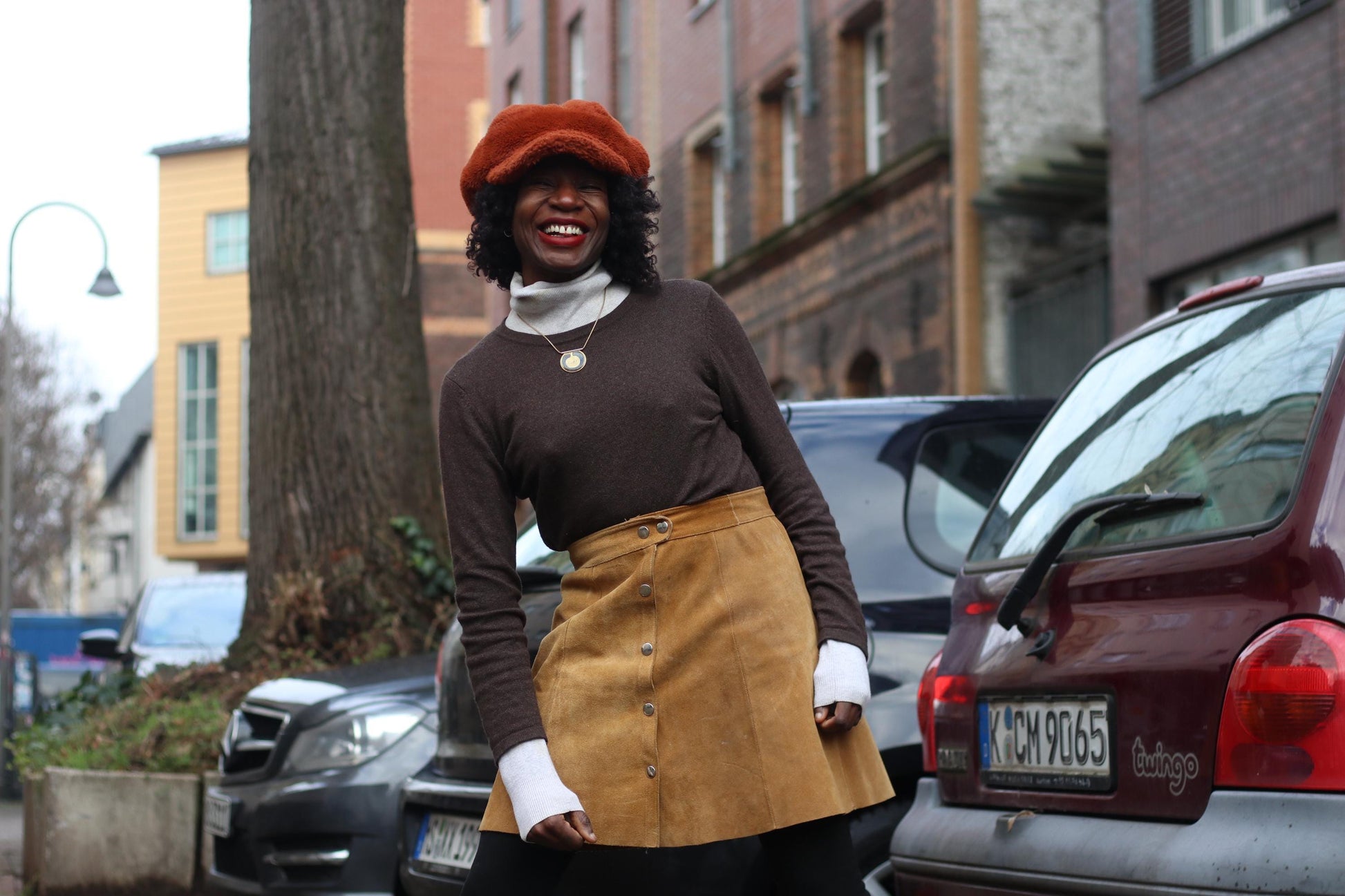 y2k Silk and Cashmere Brown Sweater| Vintage Brown Winter Sweater| Women's Long-sleeved Crewneck Jumper