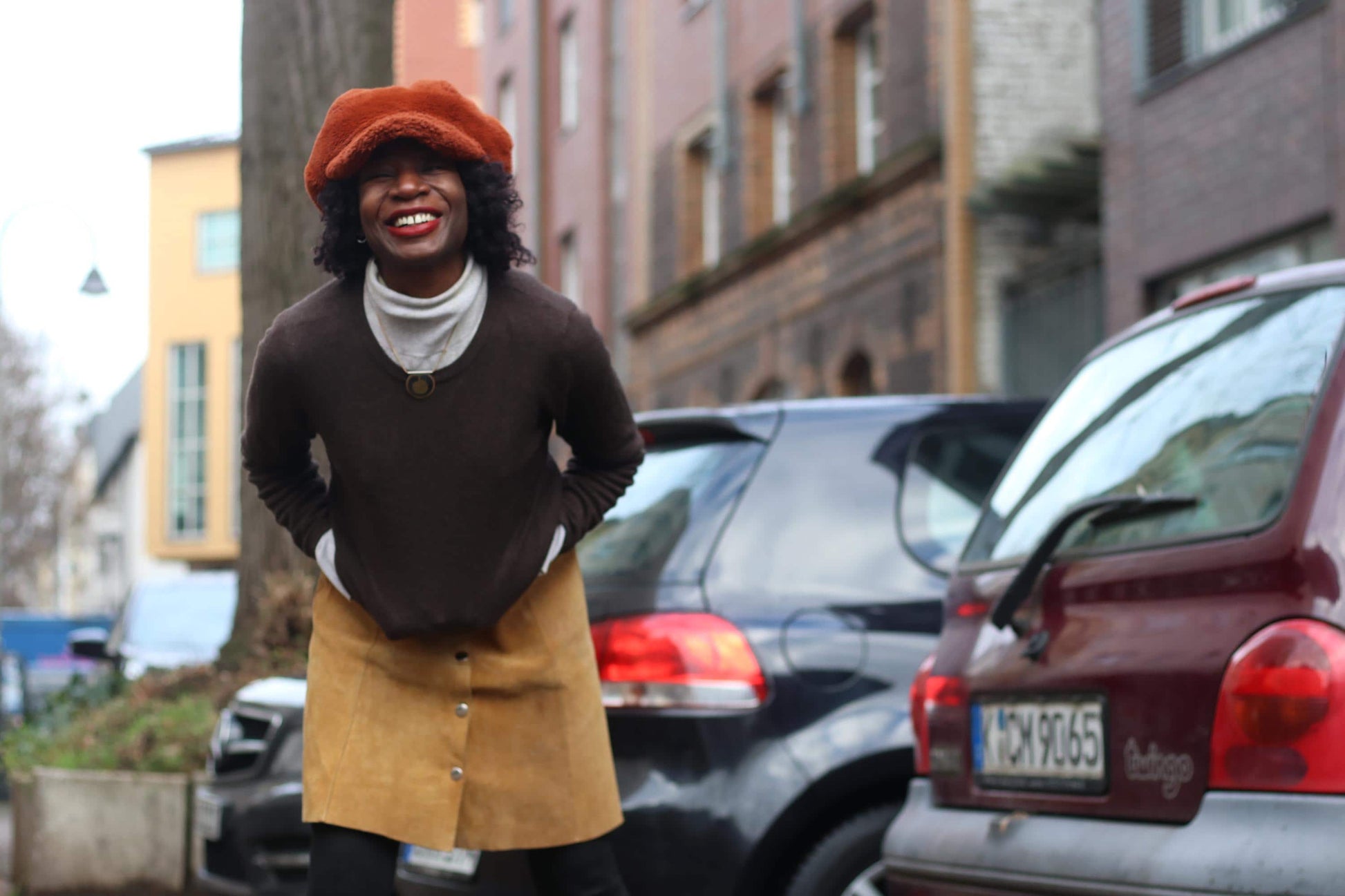 y2k Silk and Cashmere Brown Sweater| Vintage Brown Winter Sweater| Women's Long-sleeved Crewneck Jumper