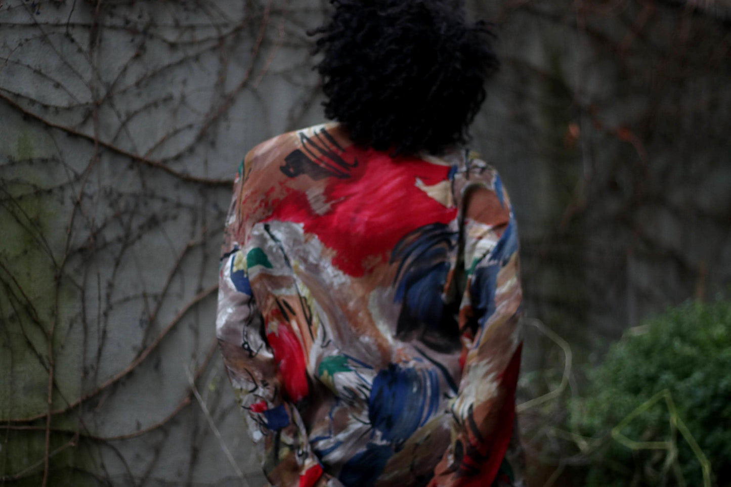 80s Abstract Print Shirt | Vintage Gerry Weber |Oversized Artsy Button-Up | Colorful Painterly Statement Blouse | Indie Retro Streetwear