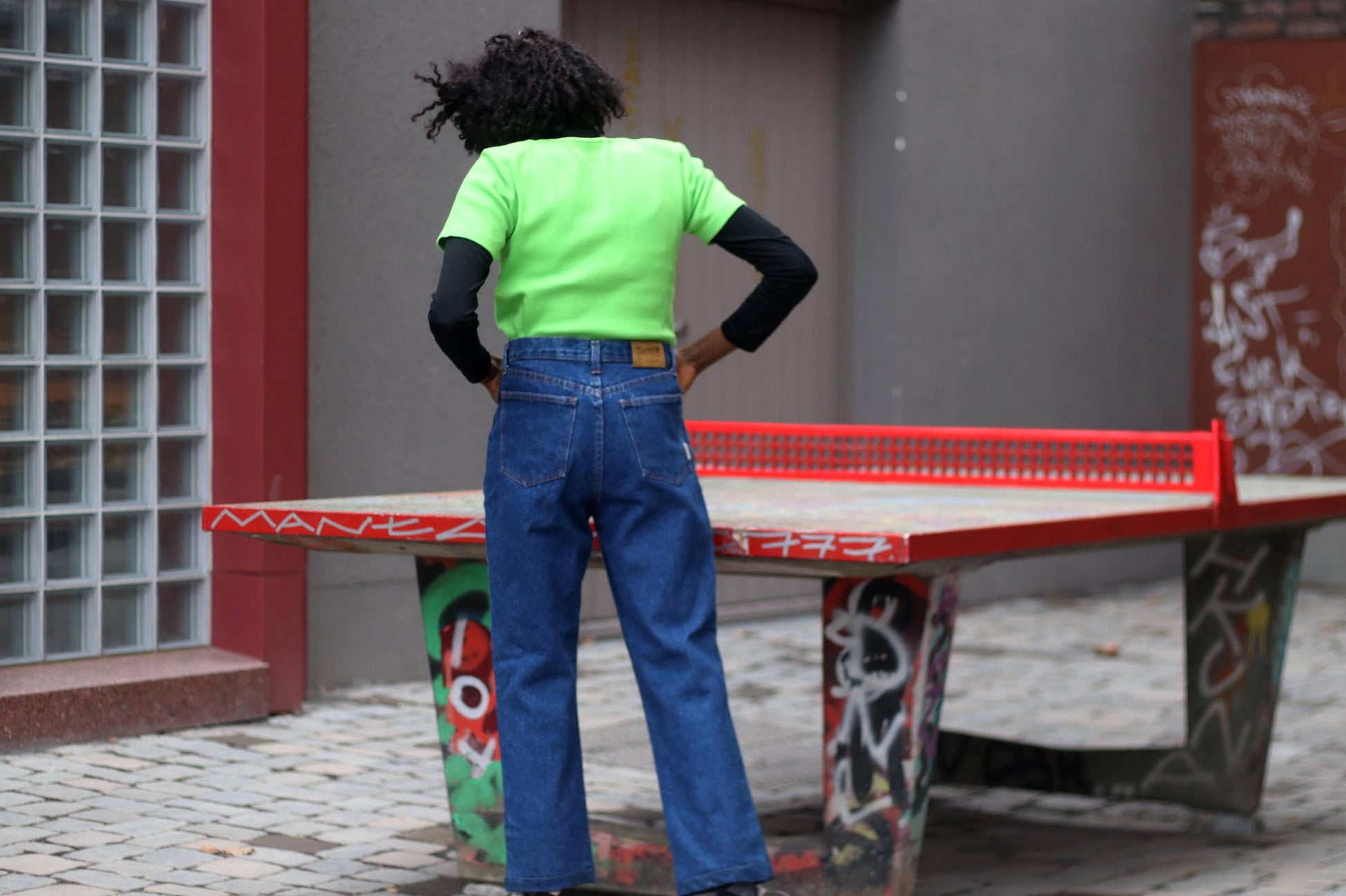 90s Vintage Tanner Jeans: High-Waisted Blue Denim