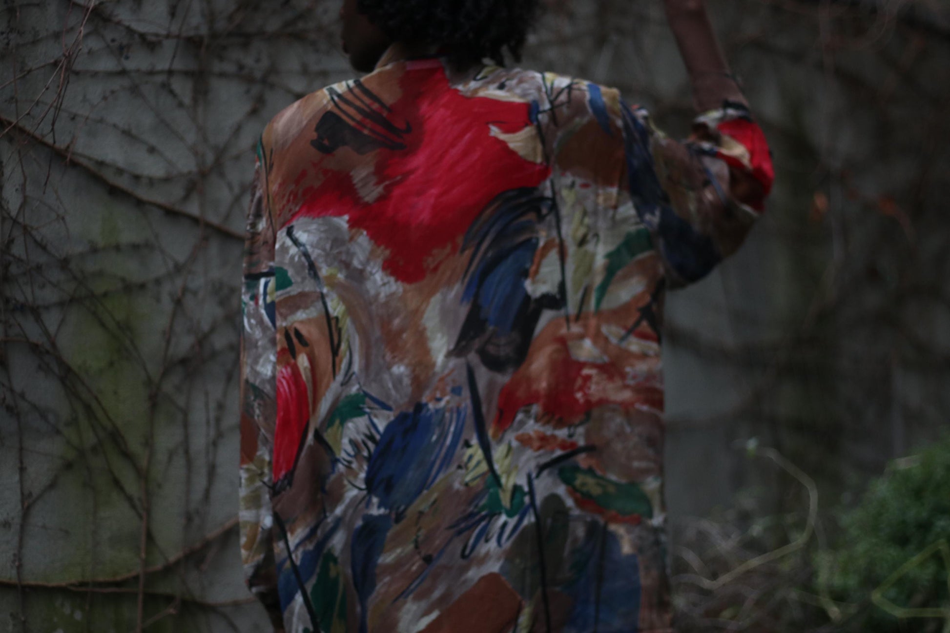 80s Abstract Print Shirt | Vintage Gerry Weber |Oversized Artsy Button-Up | Colorful Painterly Statement Blouse | Indie Retro Streetwear
