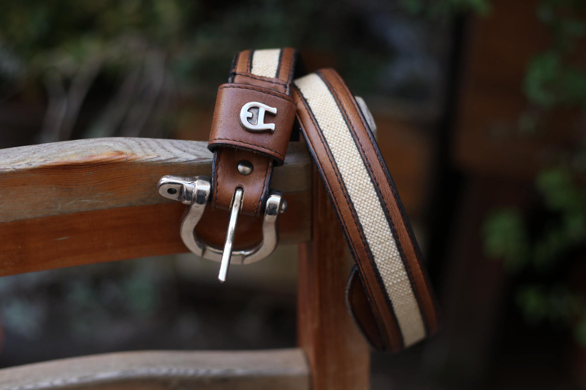 Vintage Etienne Aigner Leather Belt | Women's 90s Brown Leather | Equestrian Buckle Preppy Style Belt