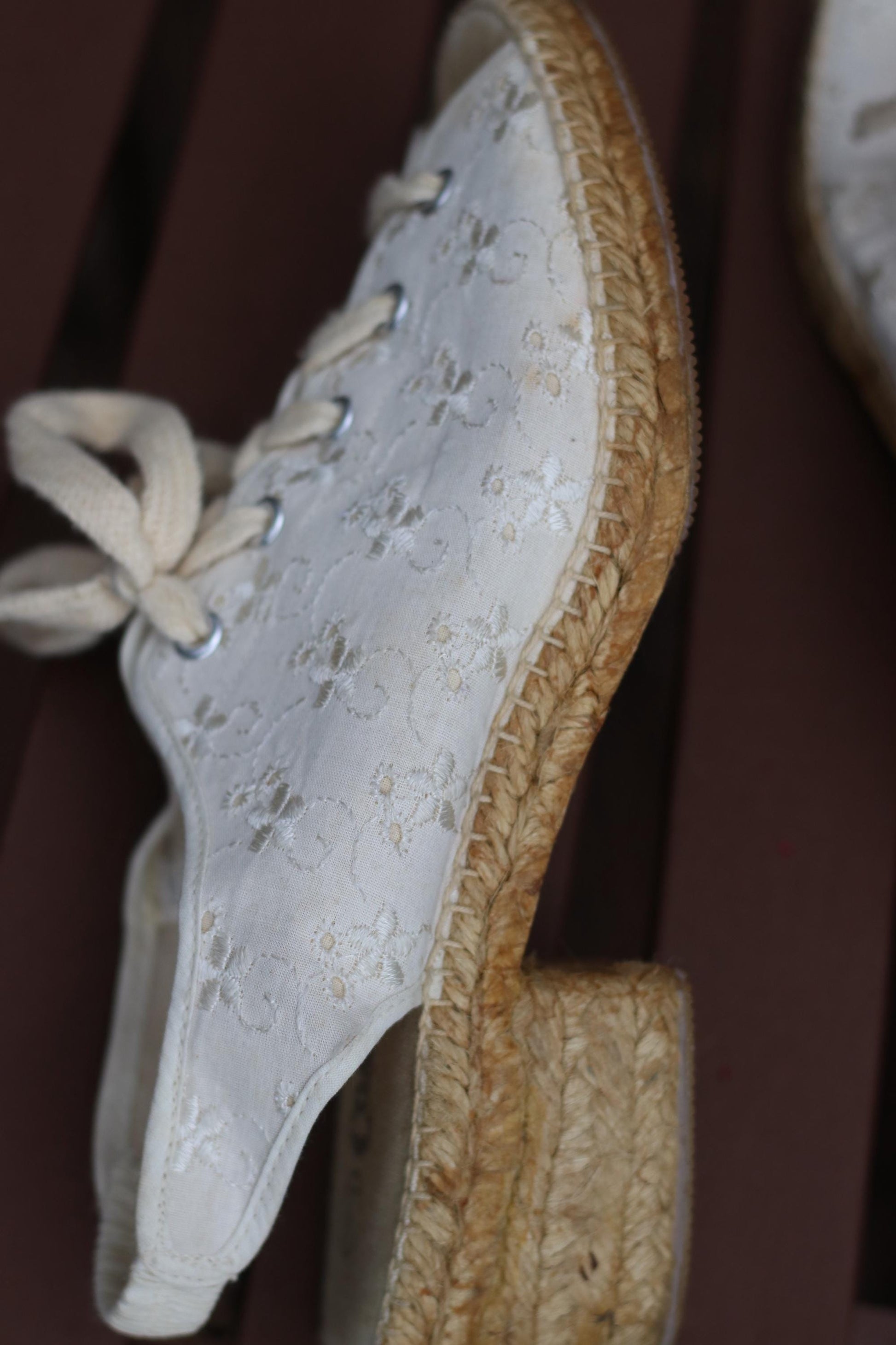 Y2k Lace Espadrille Wedges | Vintage Coasters Women's White Floral Heels | Peep Toe Summer Shoes | Romantic Style Wedges