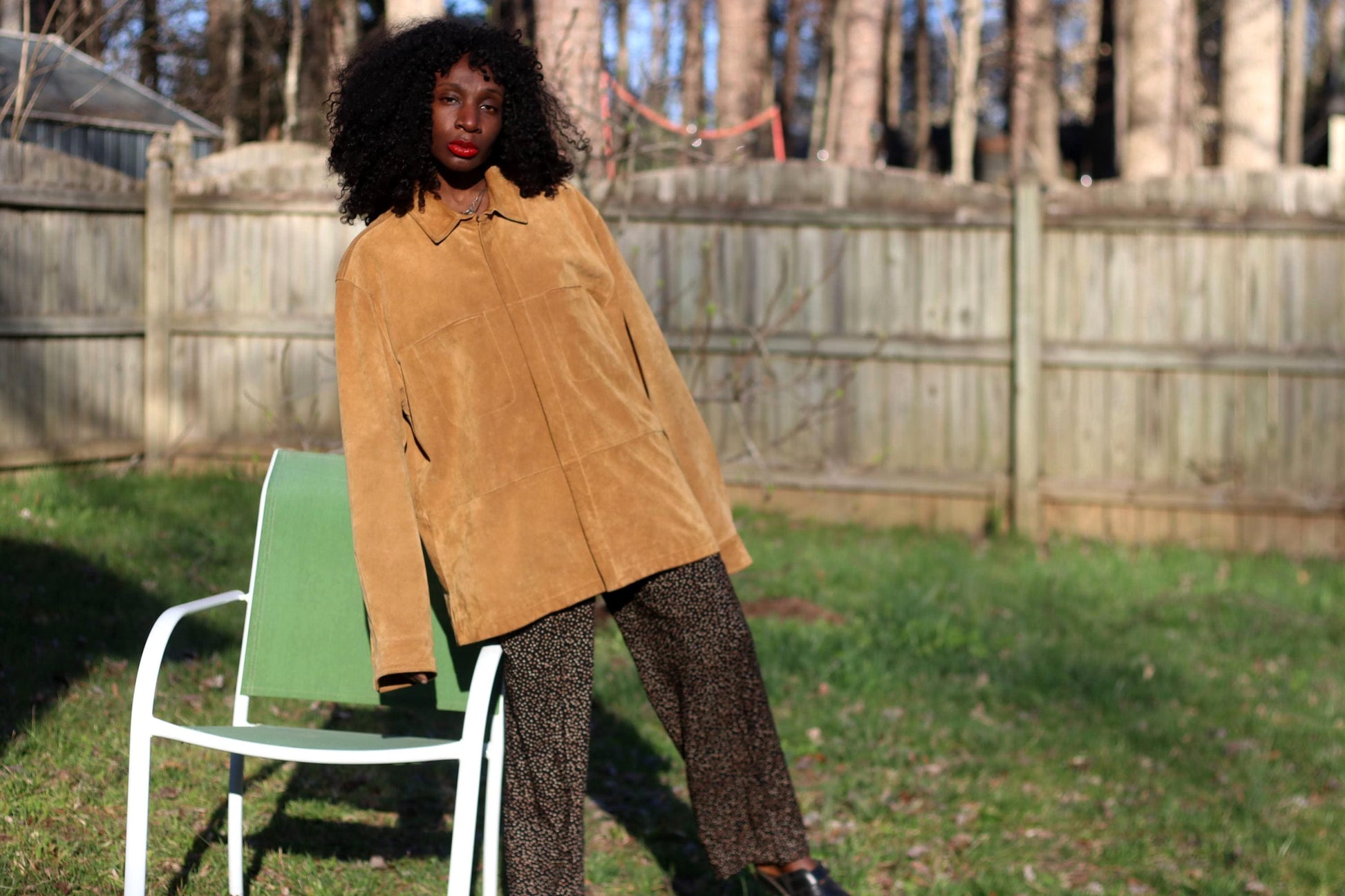 Vintage Suede Jacket | 90s Women's Caramel Brown Coat | Oversized Buttery Soft Leather Design | Minimalist Classic Outerwear |