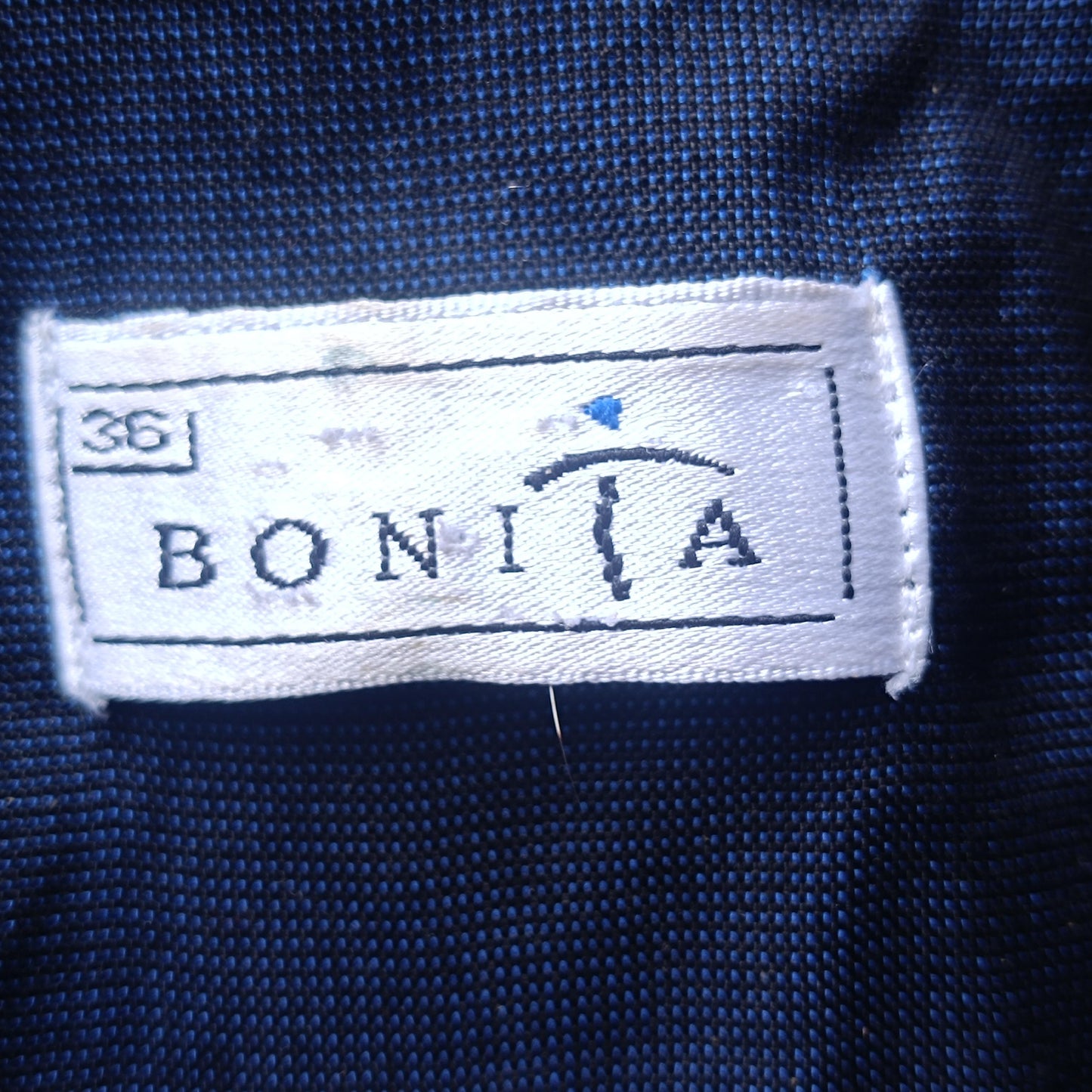 Vintage 90s Blue Blazer: Oversized Minimalist Office Jacket