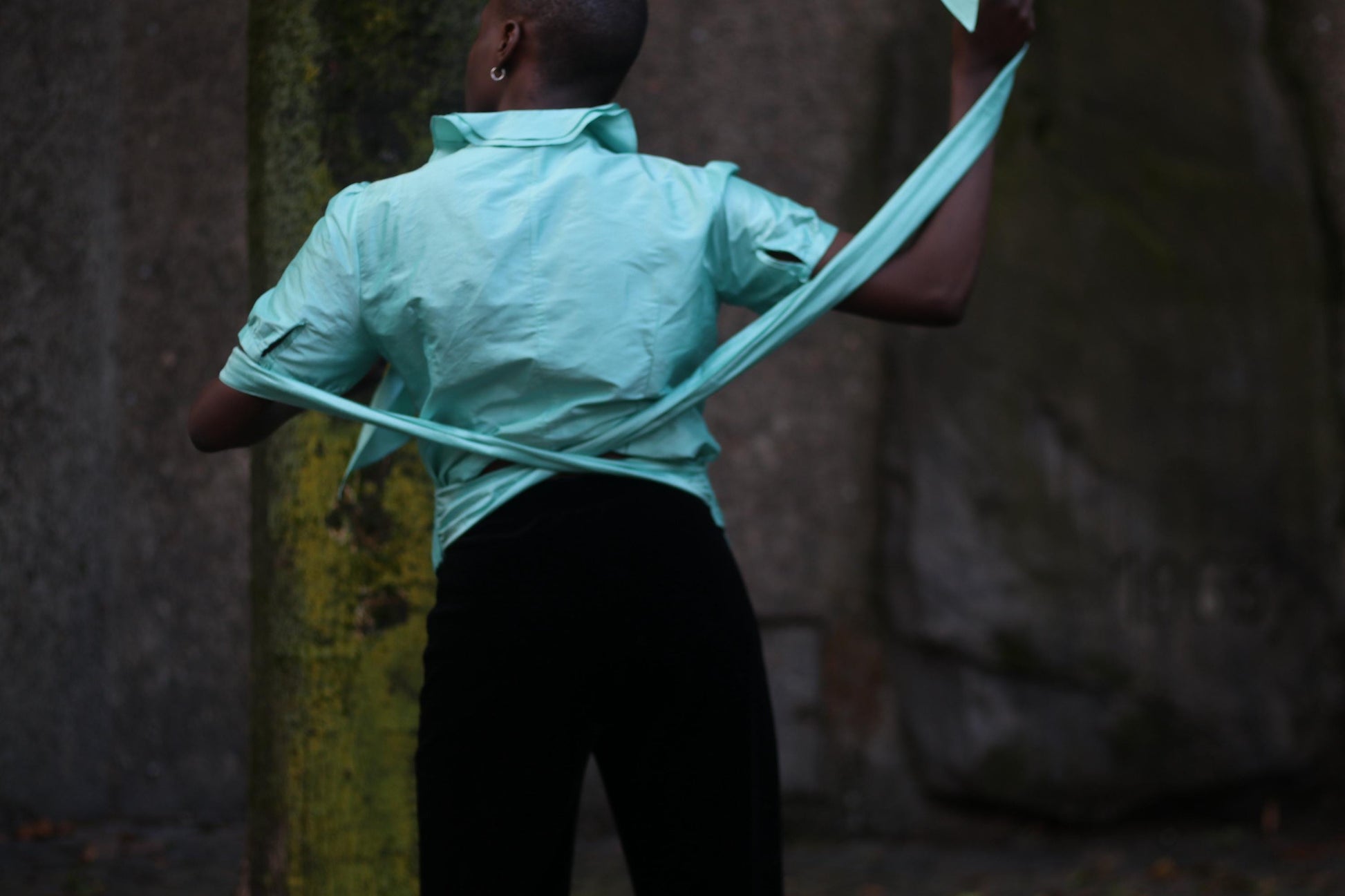 Vintage Coast Silk Blouse| 90s Teal Blue Wrap