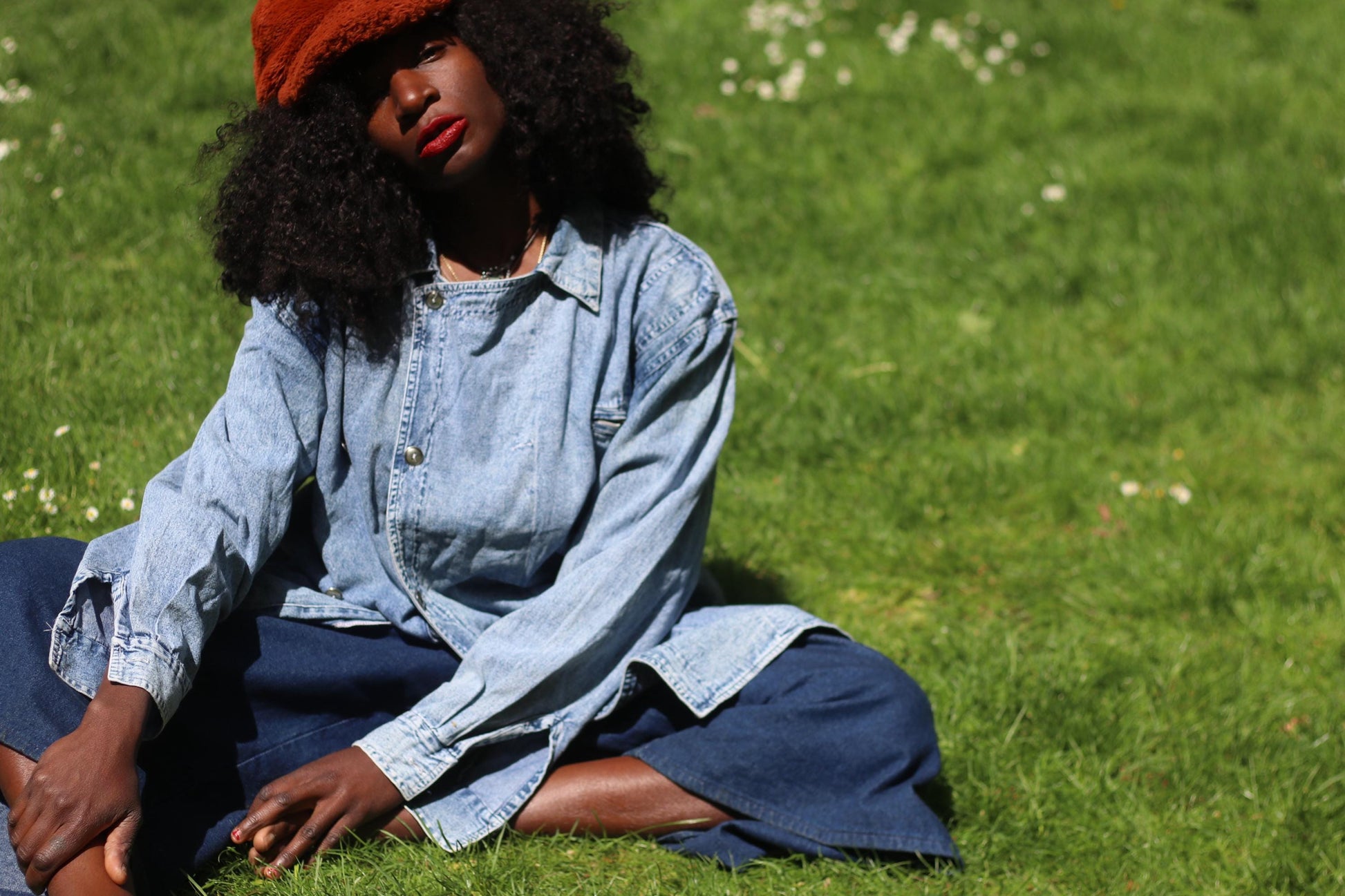Vintage 80s Denim Shirt Jacket | Oversized Button-Up | Unisex Medium Wash | Retro Utility Layering Piece
