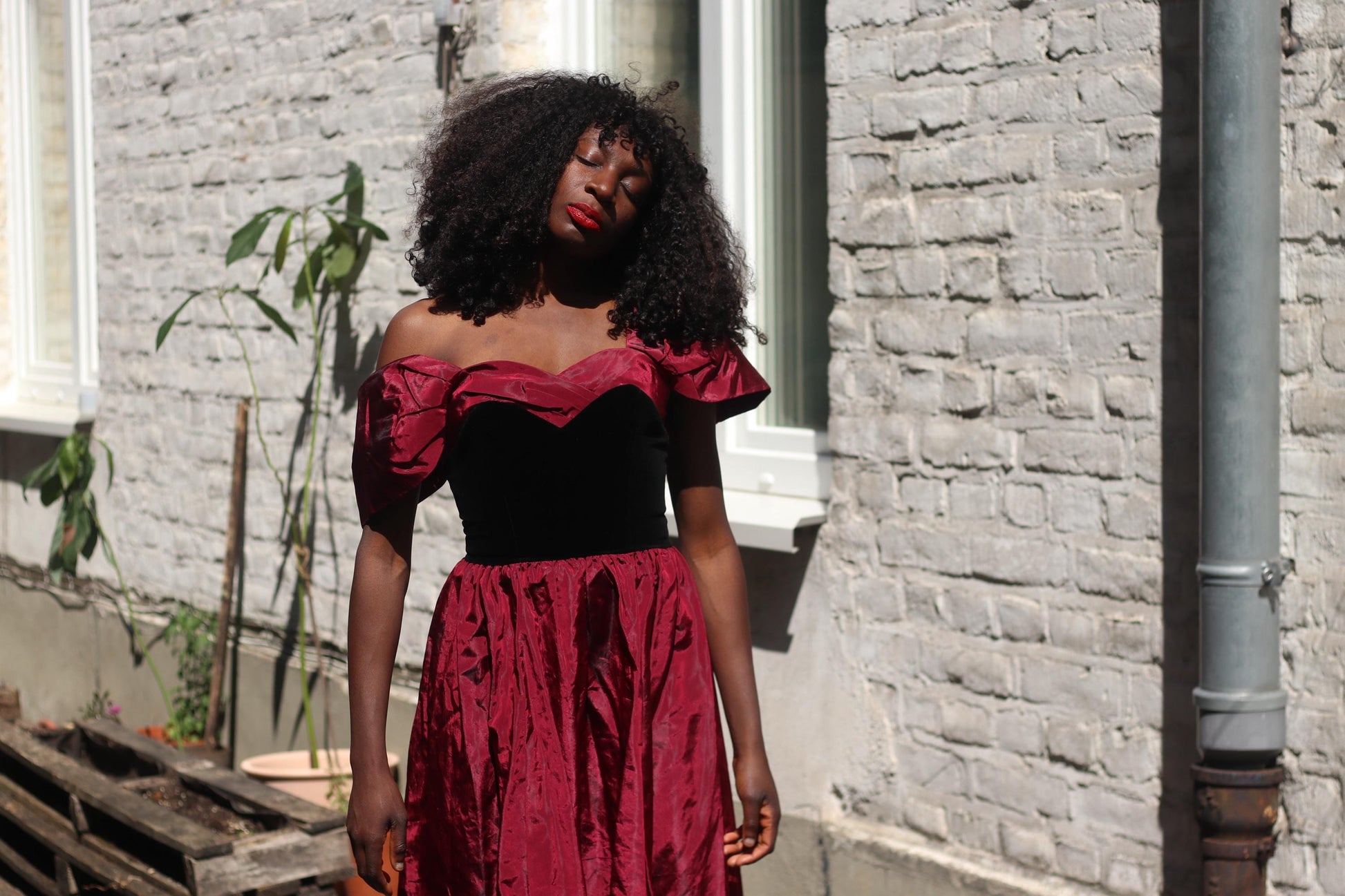 80s Laura Ashley Ball Gown| Vintage Velvet like and Tafetta Opulent Evening Dress