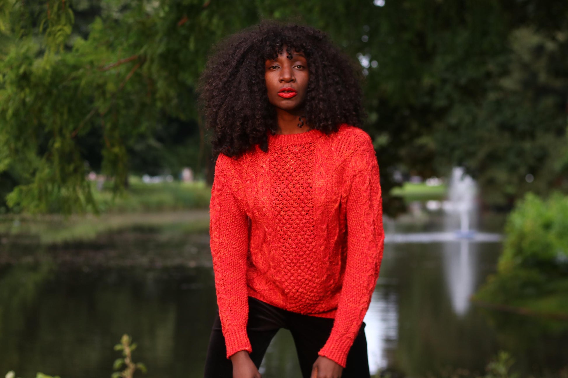 90s Vintage Silk Blend Cable Knit Sweater - Minimalist Winter Jumper