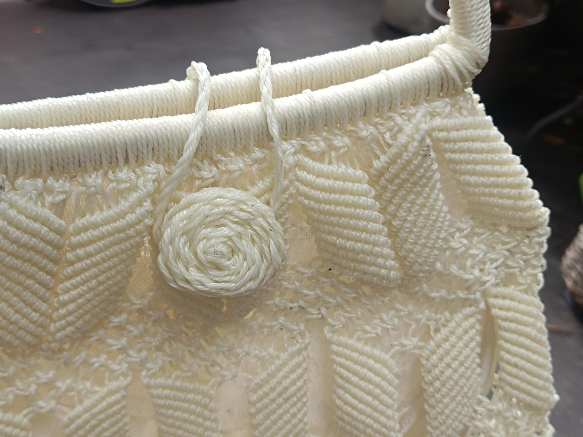 70s Cream Woven Bag: Vintage Bohemian Shoulder Handbag