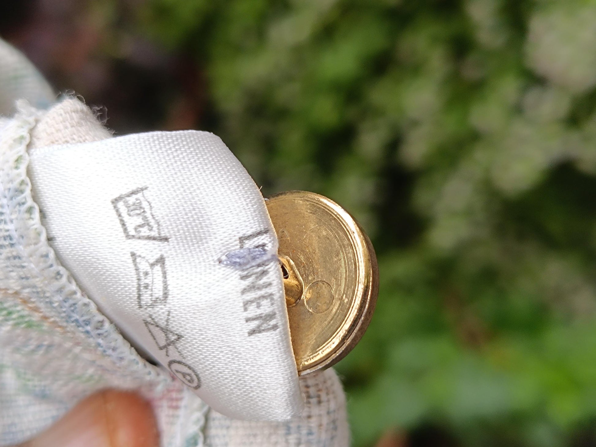 Vintage Floral Cotton-Linen Blazer: Oversized 90s Botanical Jacket