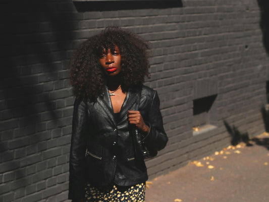 Vintage BIBA Black Leather Jacket – Cropped Blazer Style, Goth Punk Rocker Aesthetic, Y2K Women’s Chic Outerwear