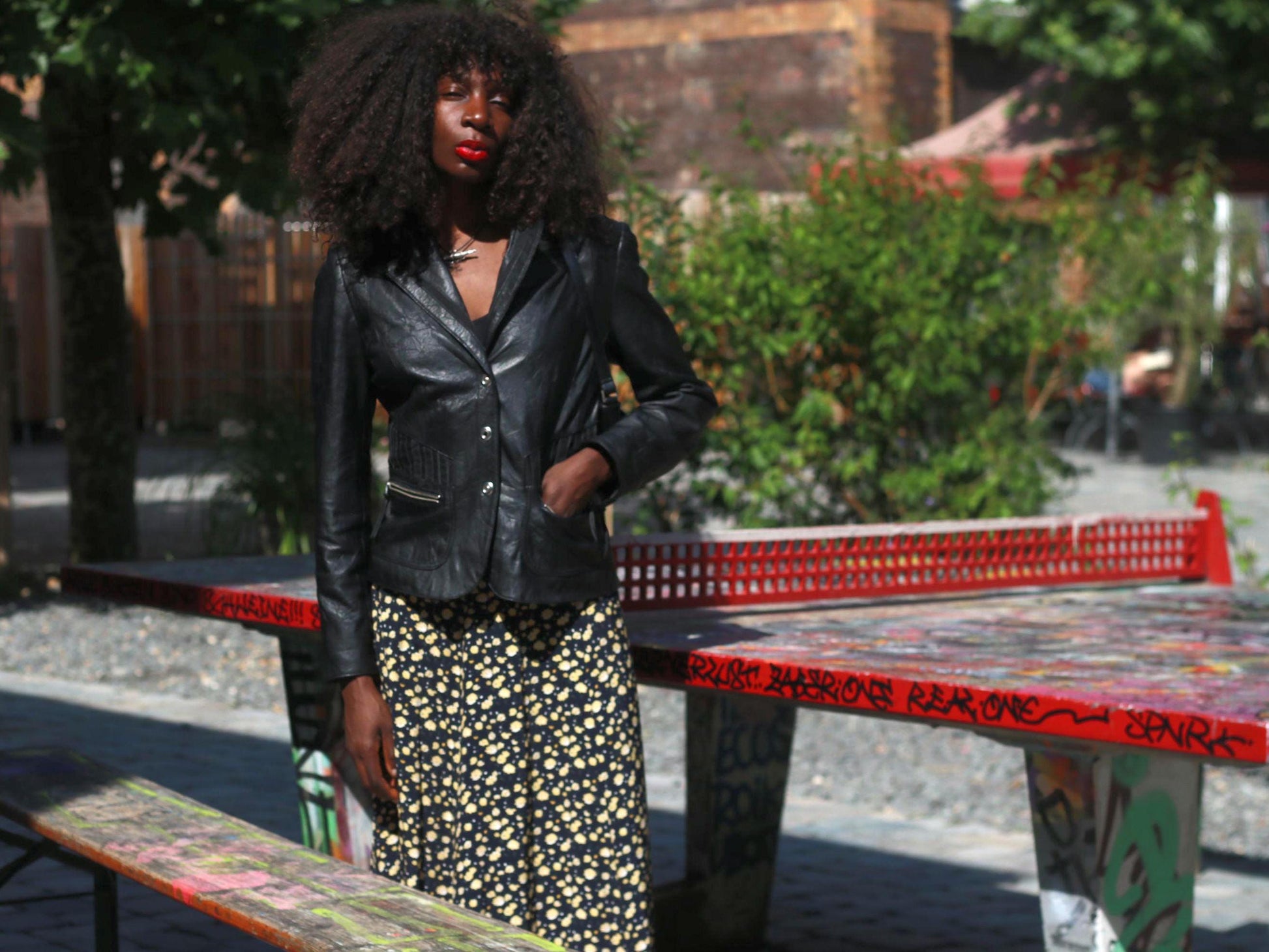 Vintage BIBA Black Leather Jacket – Cropped Blazer Style, Goth Punk Rocker Aesthetic, Y2K Women’s Chic Outerwear