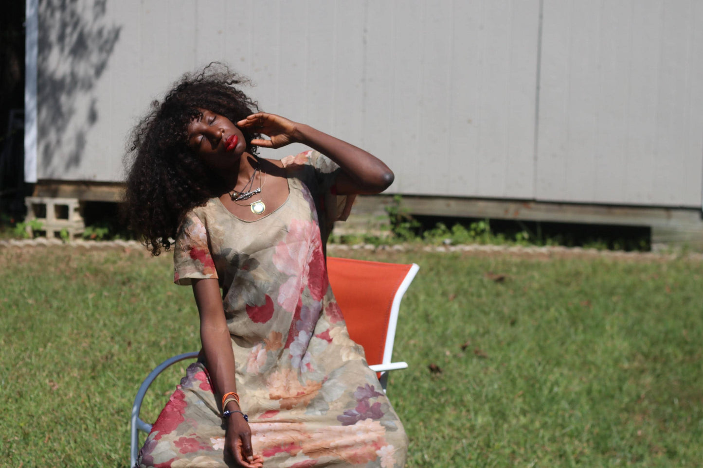 Vintage Jessica Howard Floral Rayon Dress - Maxi Romantic Cottagecore Dress