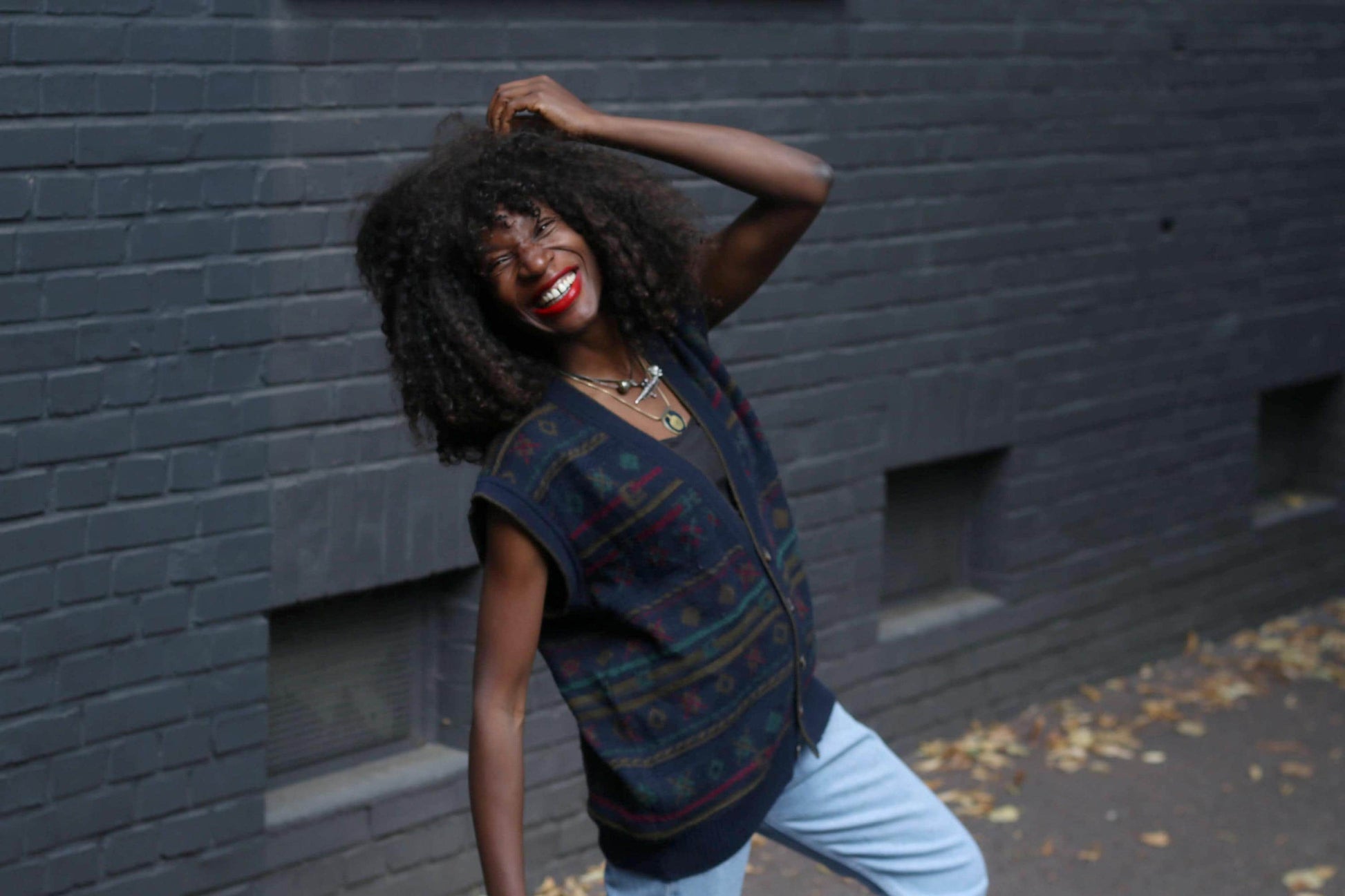 Vintage Jockey Sweater Vest Cardigan | Wool Acrylic Patterned Knit 90s Grunge