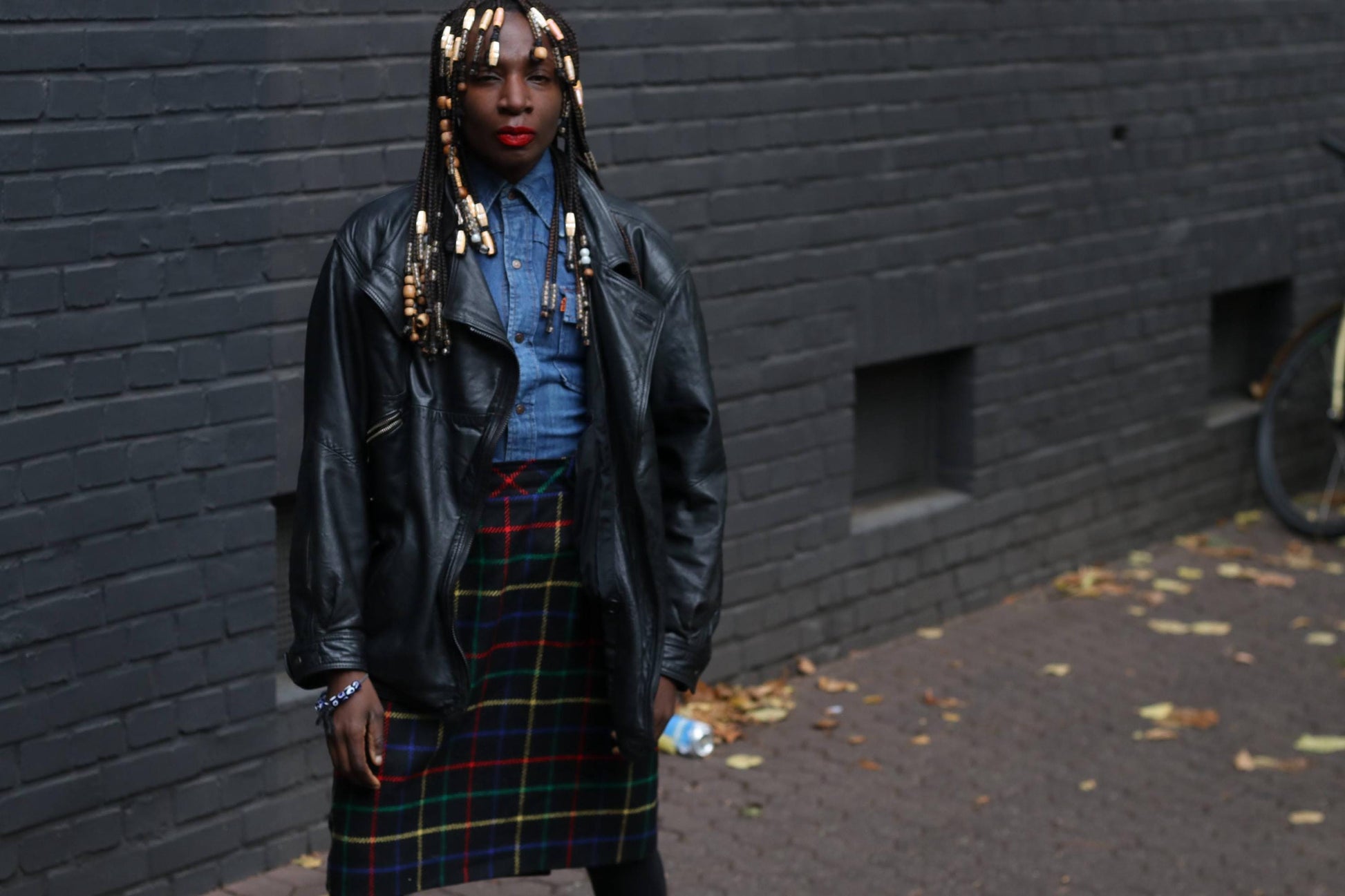 Vintage Merino Wool Tartan Midi Skirt | 90s Alexander Creation De Luxe Plaid Design