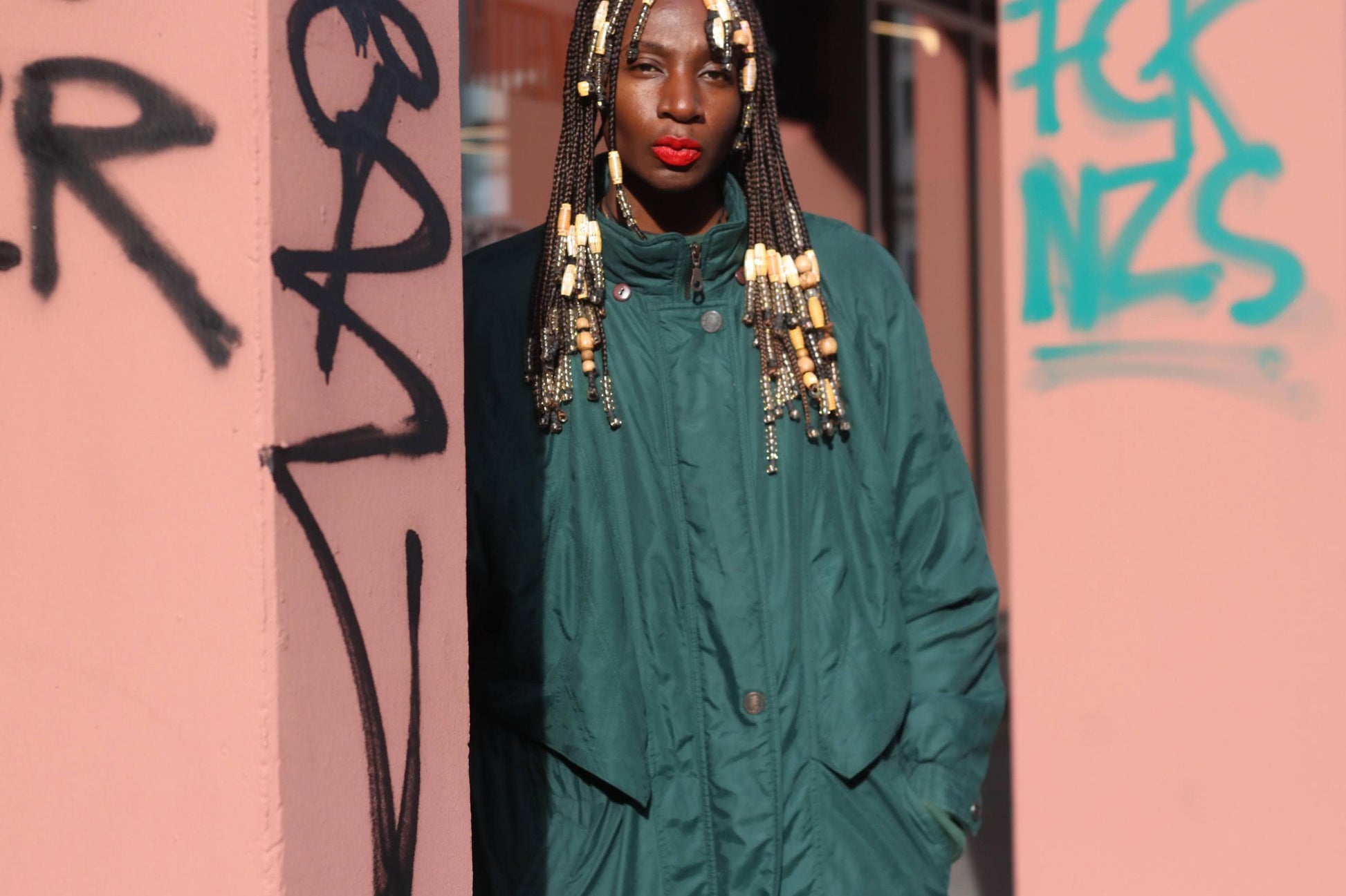 Y2K Gerry Weber Vintage Green Parka| Longline Sporty Oversized Jacket| Winter Coat Size 46