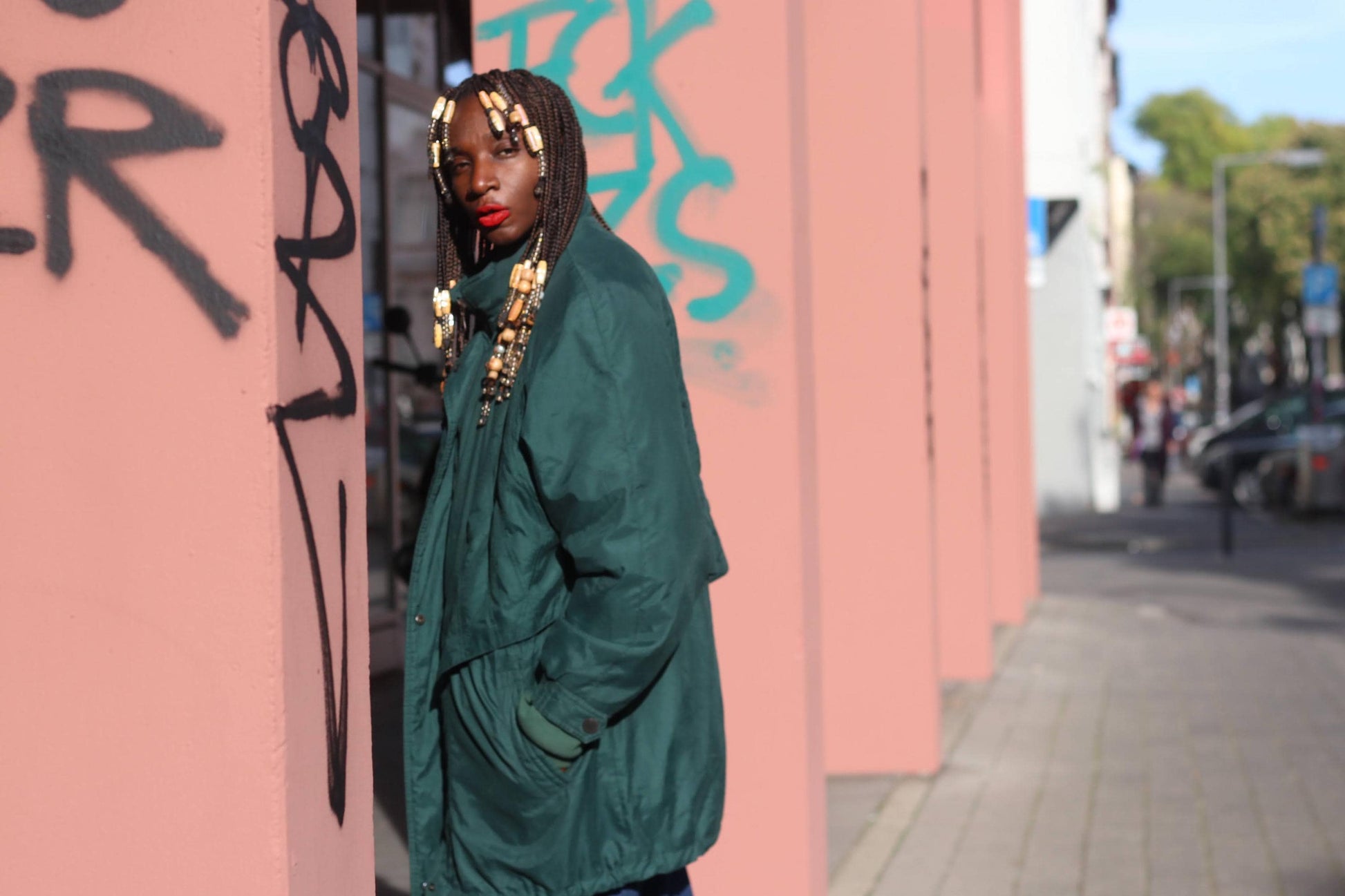 Y2K Gerry Weber Vintage Green Parka| Longline Sporty Oversized Jacket| Winter Coat Size 46