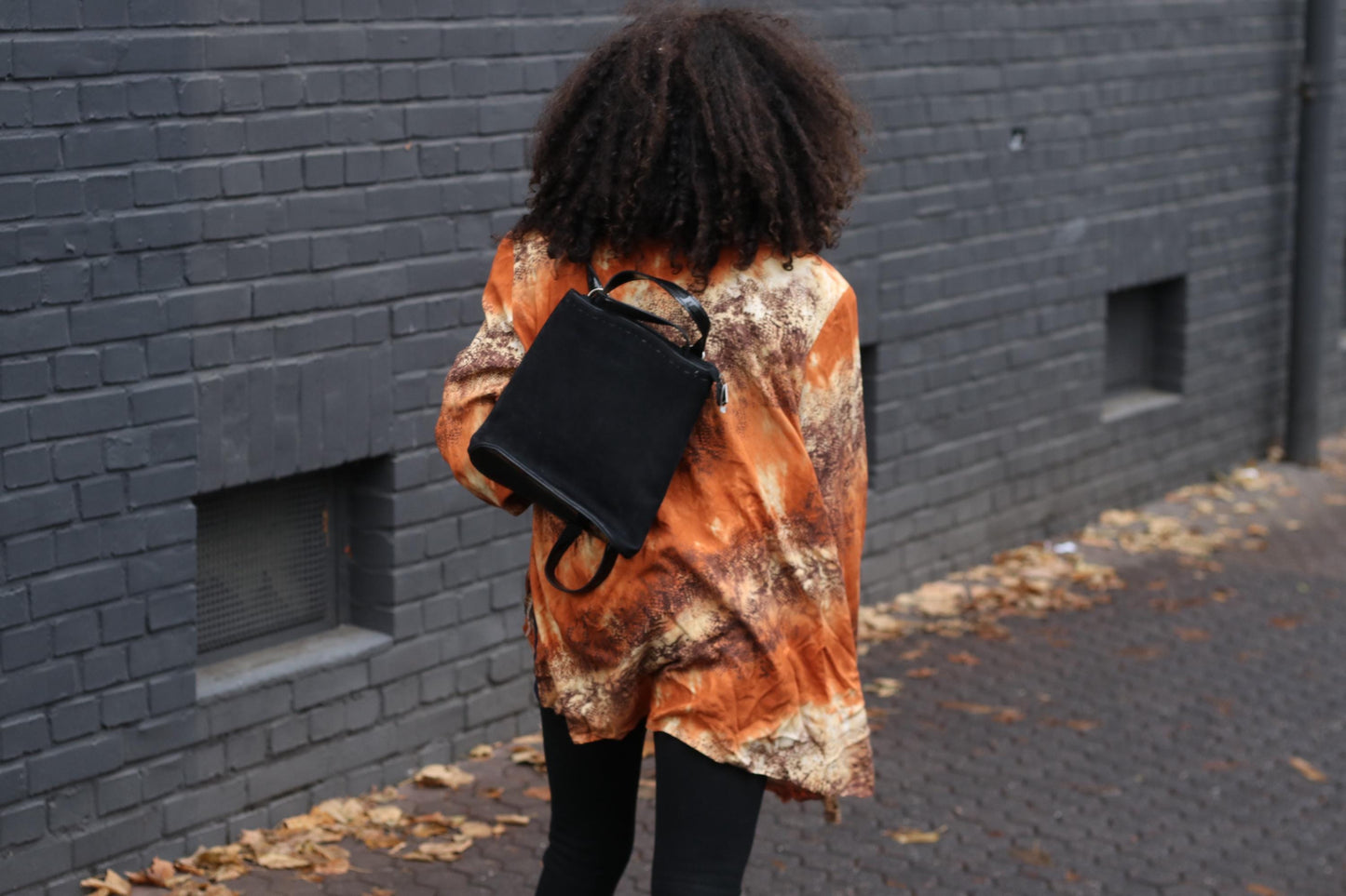 Vintage 90s Animal Print Blouse Orange Shirt Dress Oversized Long Shirt