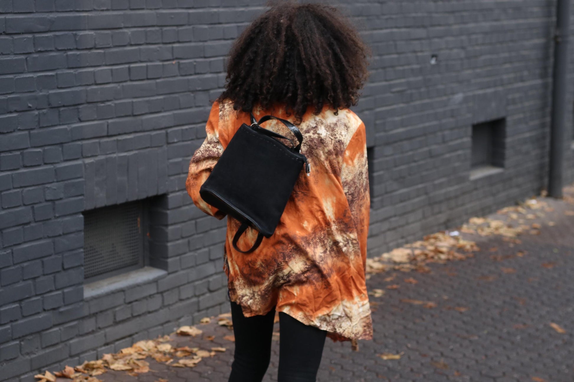 Vintage 90s Animal Print Blouse Orange Shirt Dress Oversized Long Shirt