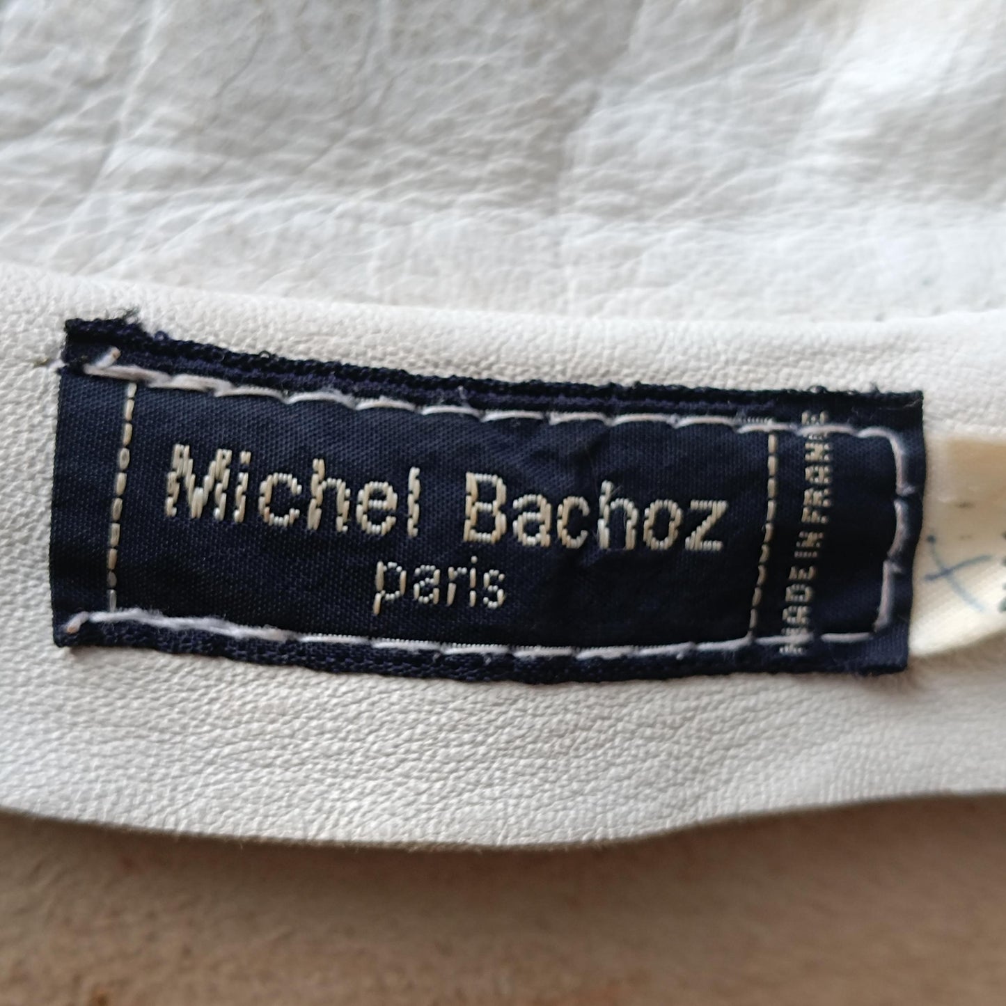 Michel Bachoz Vintage Fringe Leather Jacket Beaded Boho Western Hippie