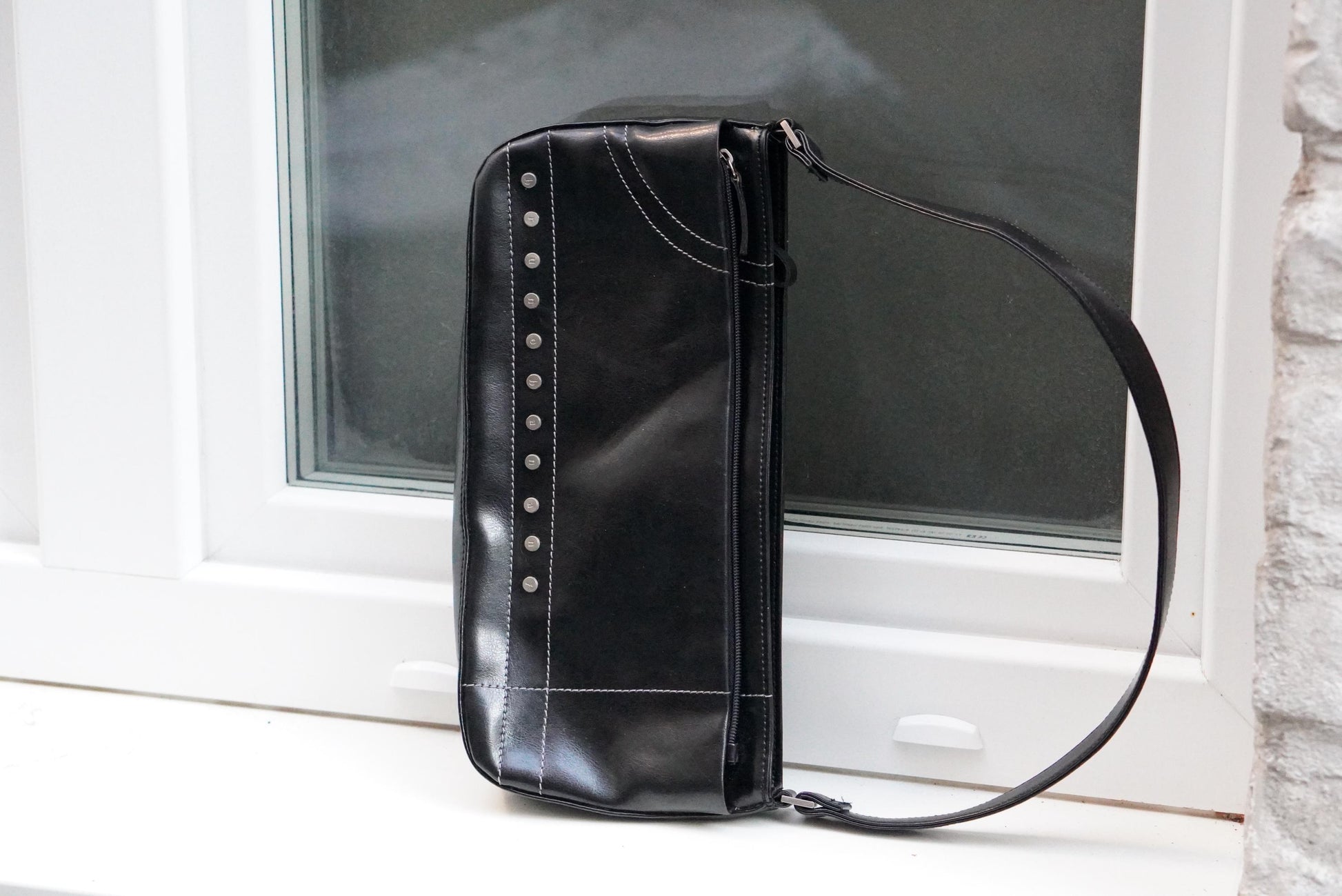 Bruno Banani Shoulder Bag Black Vintage Y2K Handbag
