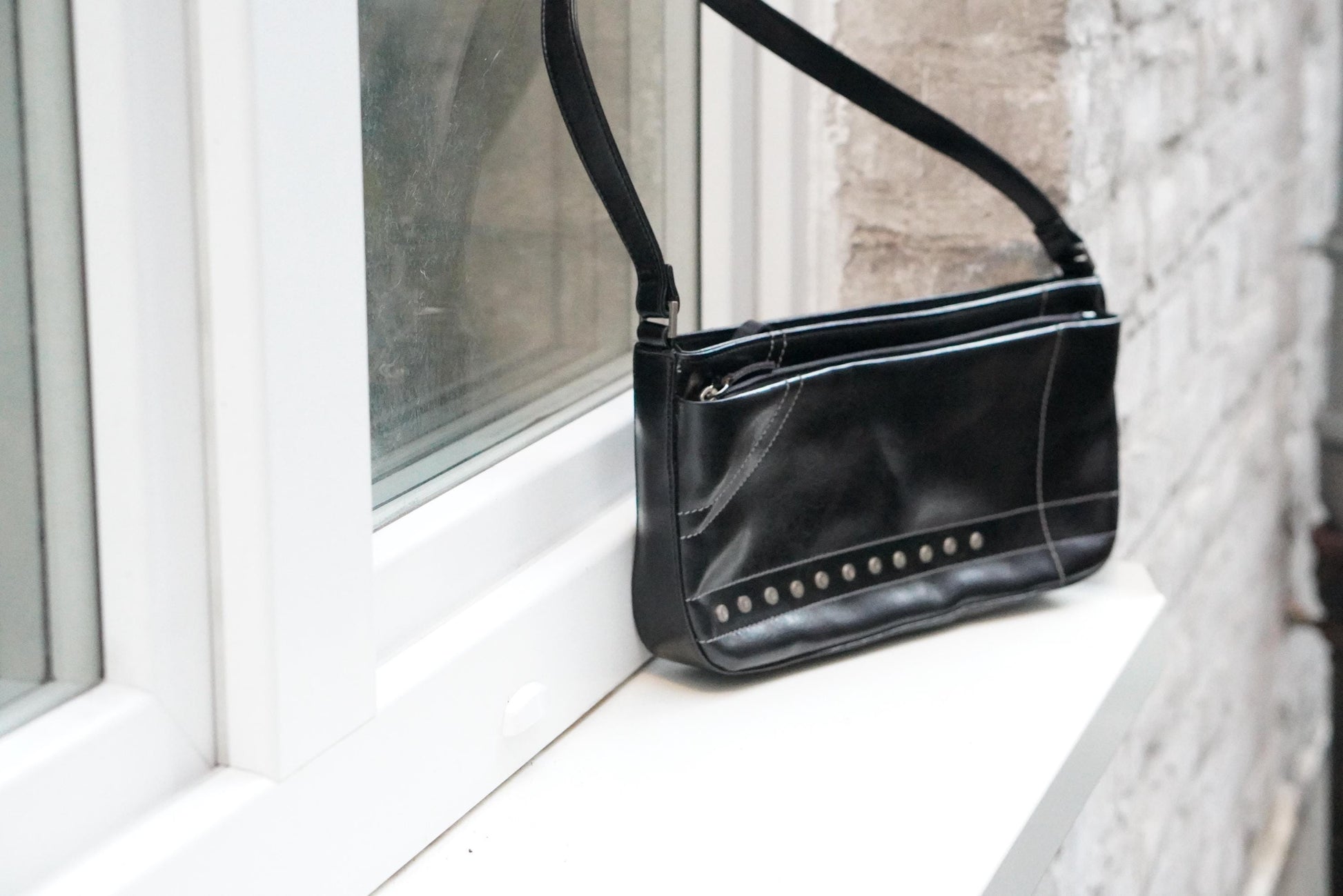 Bruno Banani Shoulder Bag Black Vintage Y2K Handbag