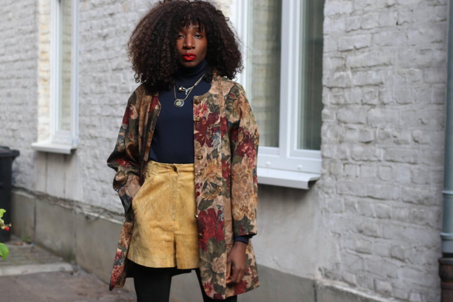 Vintage Mustard Yellow Suede Shorts| 70s Women's High Waisted Real Leather Boho Festival